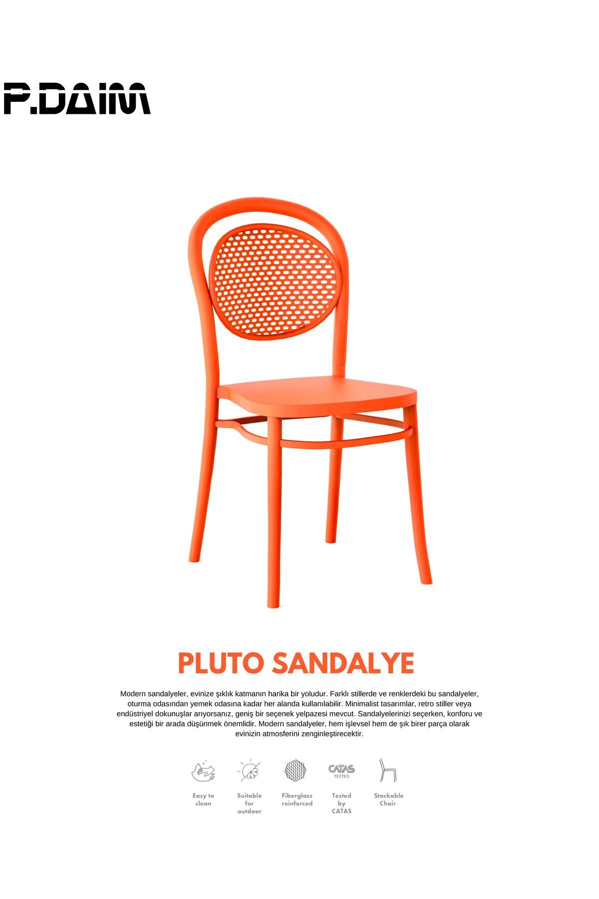 Daim Plastik PLUTO LÜX CAFE & RESTAURANT SANDALYESİ