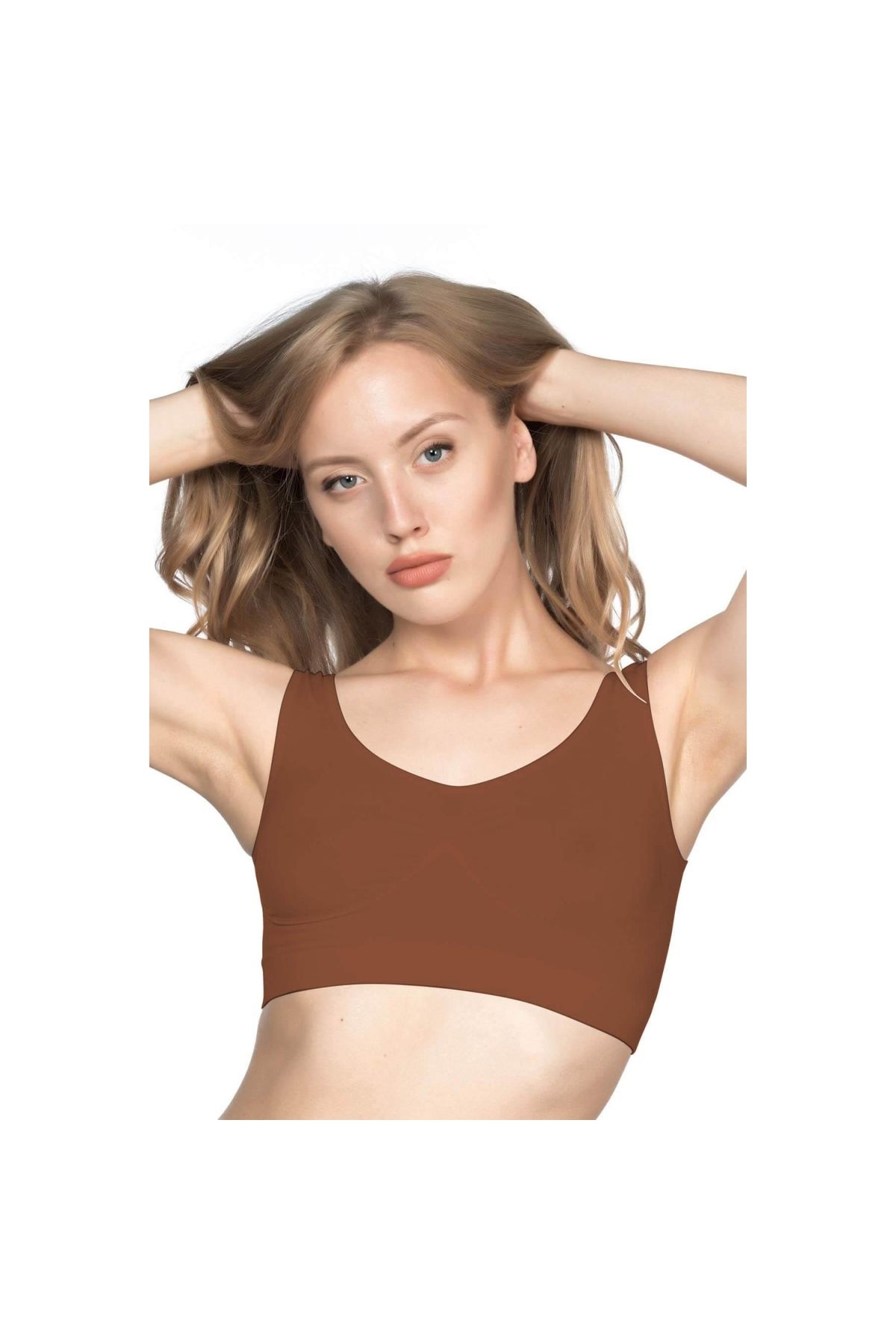 Marsilyan MODLİVE KAHVE MI Emay 4005 Soft Kalın Askı Büstiyer