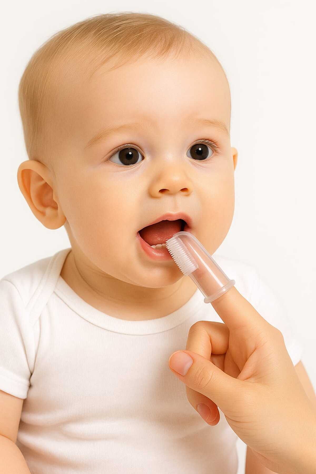 acilpetmama Silikon Parmak Bebek Diş Kaşıyıcı ve Şeffaf Yumuşak Fırça Kutulu Oyuncak Erkek ve Kız Ürünleri fotoğrafı 2 (önizleme)