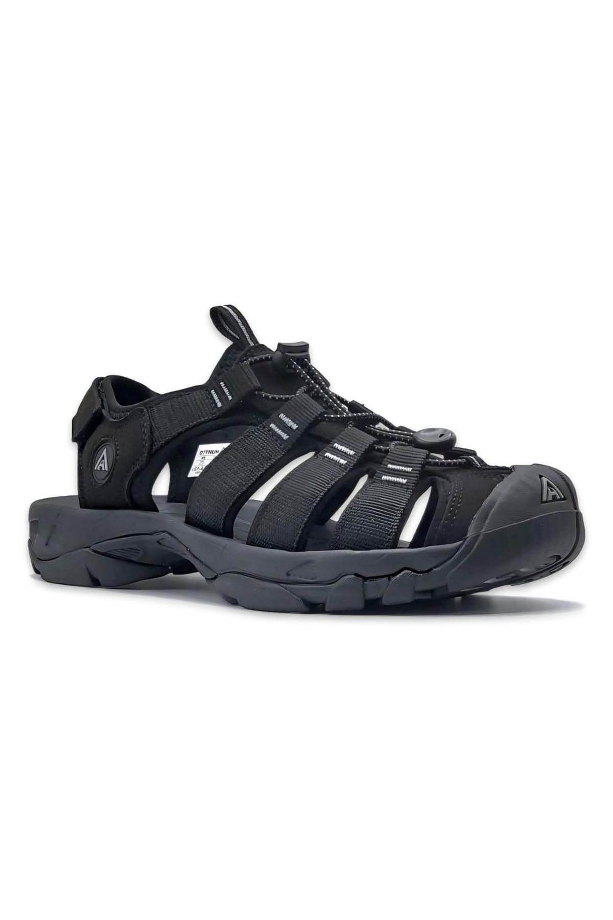 HUMTTO 710445B 152-21055 Outdoor Siyah Unisex Sandalet