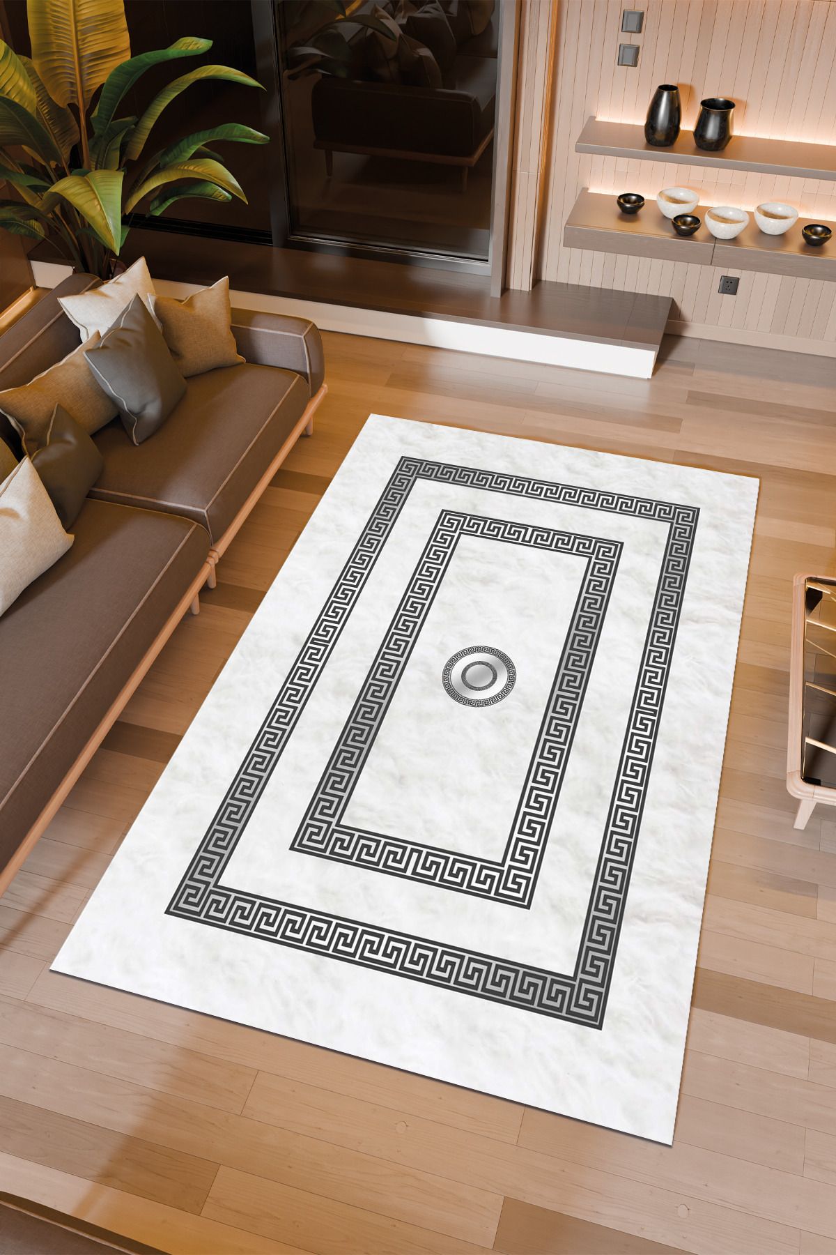 Halıcıoğlu home Dijital Baskı Makinede Yıkanabilir Kaymaz Taban Salon Halısı Yatak Odası Halısı & Yolluk Modelleri