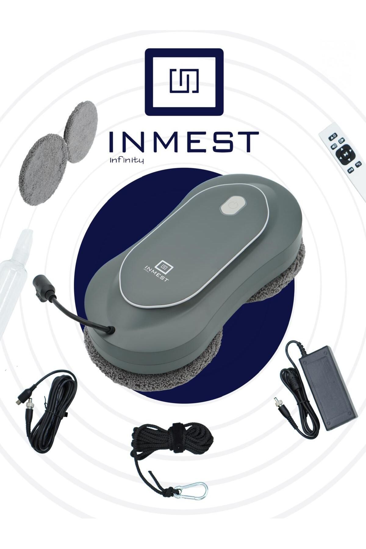 teknotrust Uzaktan Kumandalı Sıvı Püskürtmeli Cam Silme Robotu Çift Ultrasonik Sprey