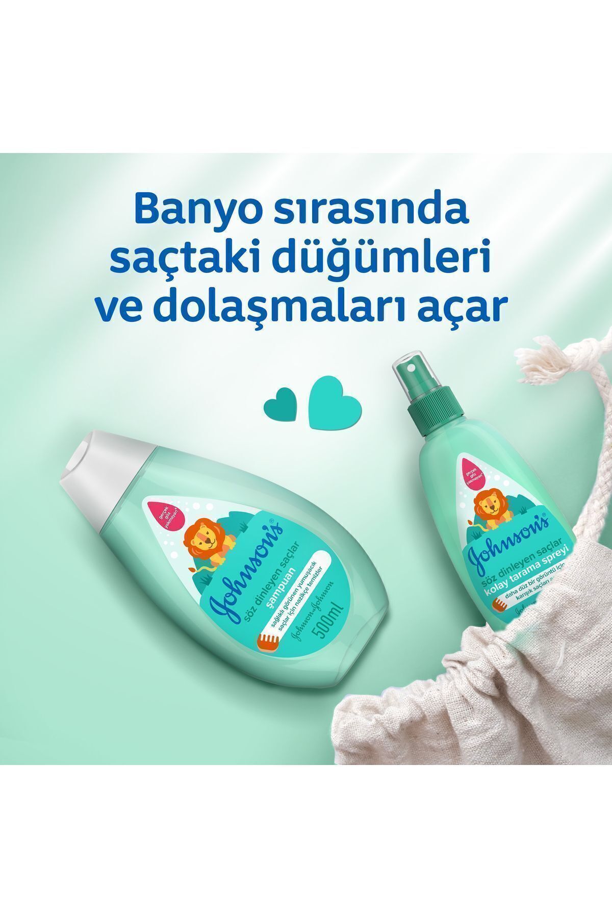 Johnson's Söz Dinleyen Saçlar Bebek Şampuanı 500 ml fotoğrafı 2 (önizleme)