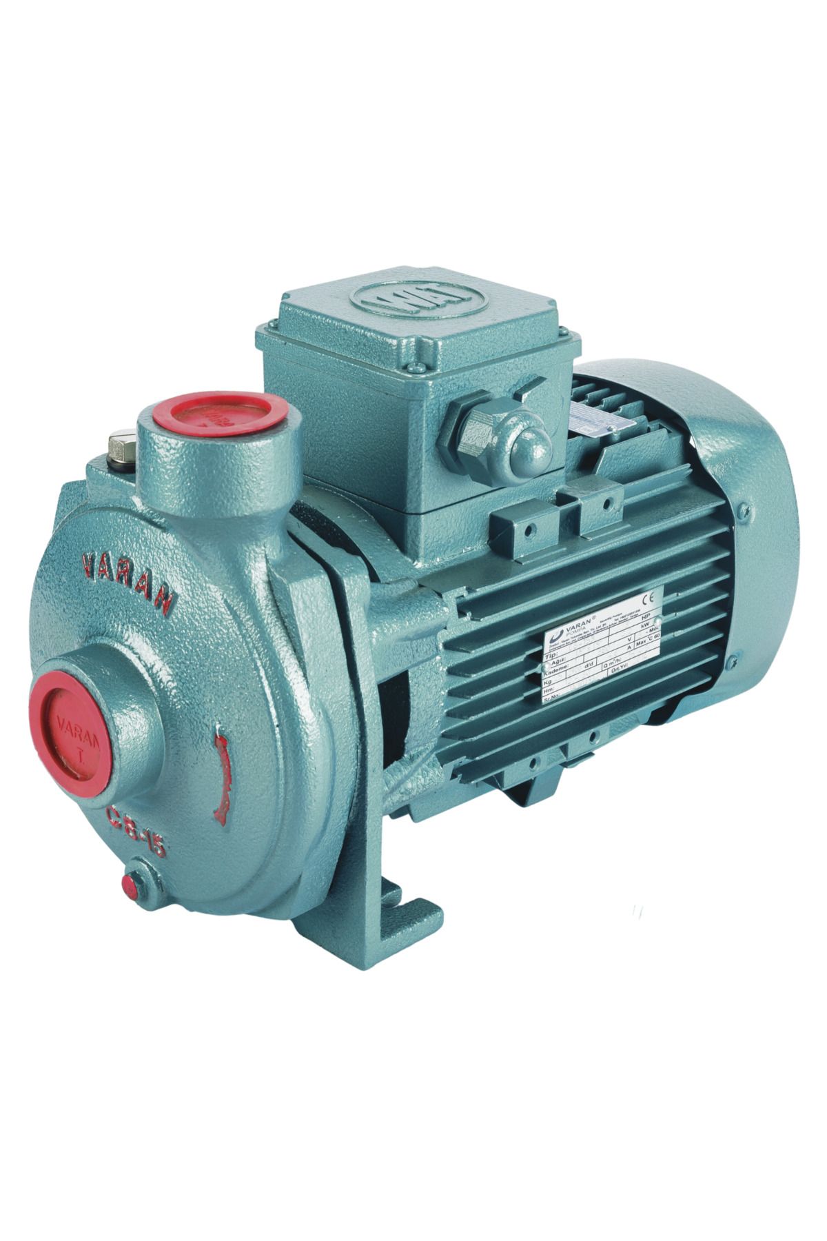 ALAVAN Varan CS 155 Tek Kademe Monoblok Santrifüj Pompa 1.5 HP / 1.1 kW, Trifaze 380 V, 29 Mss, 16 m3/h