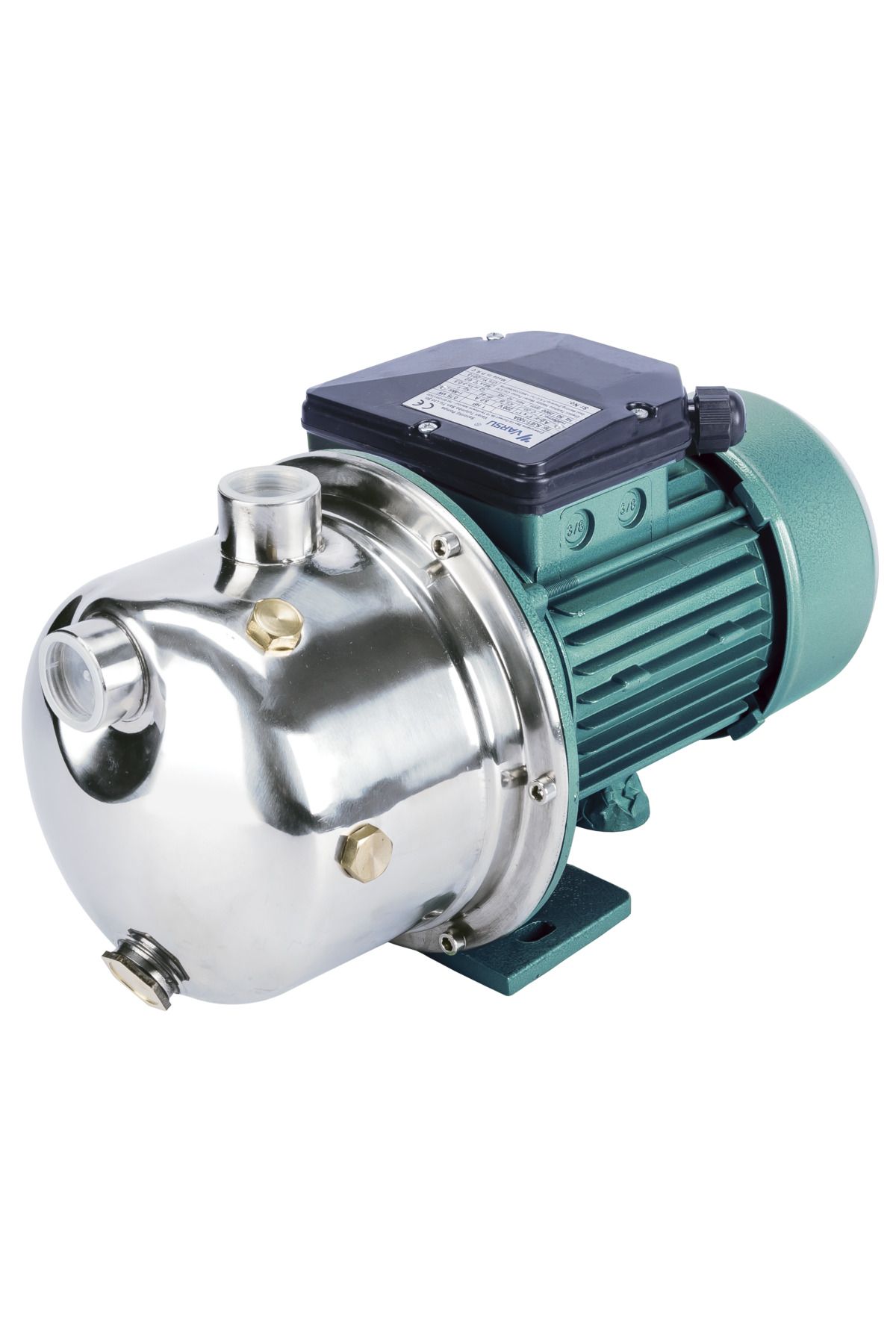 ALAVAN Varan SJET 100C Paslanmaz JET (Kendiden Emişli) Pompa 1 HP/ 0.75 kW, Monofaze 220 V, 42 Mss, 2 m3/h