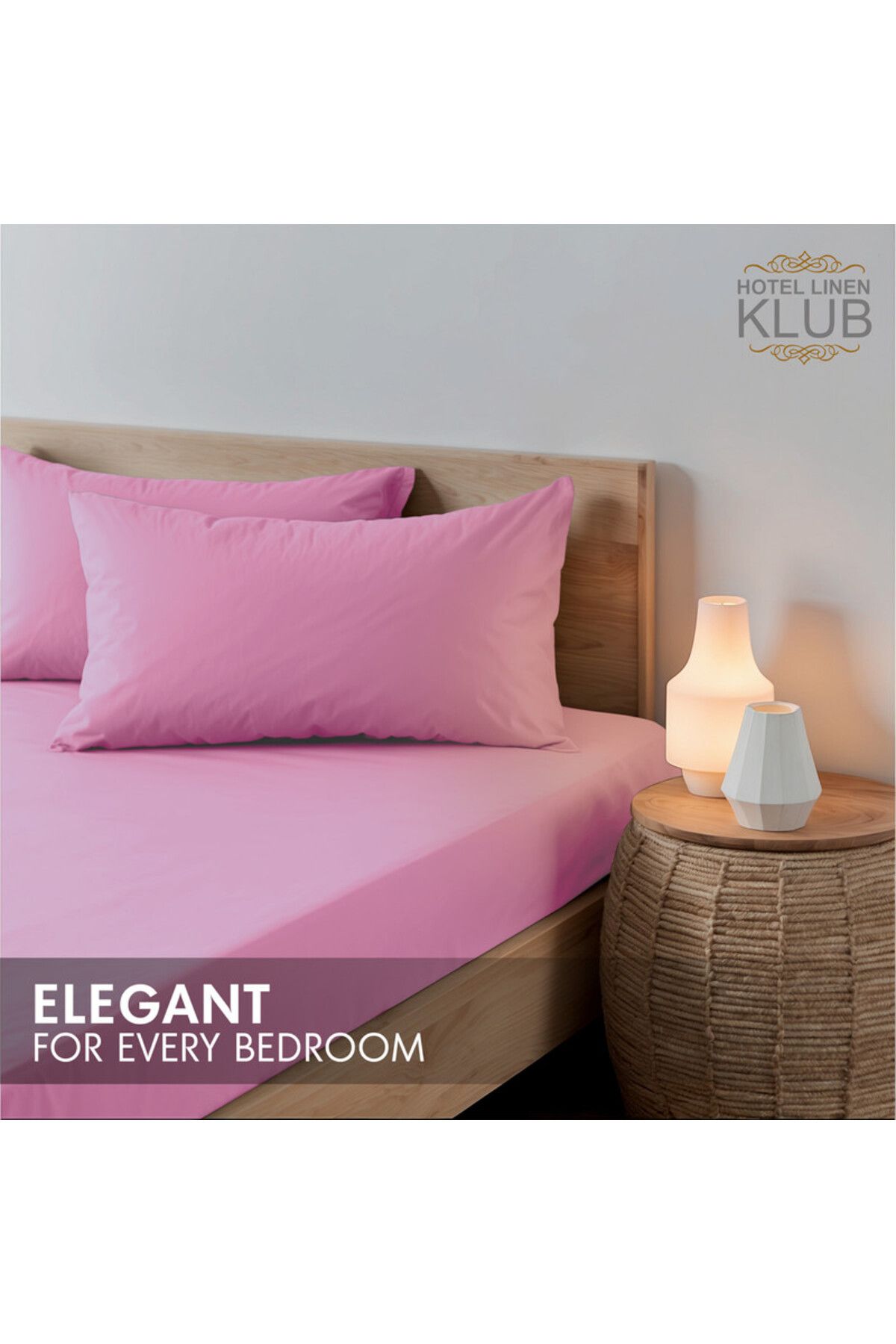 Hotel Linen Klub-2-Piece Microfiber Single (90x190cm) Plain Fitted Sheet Set 4