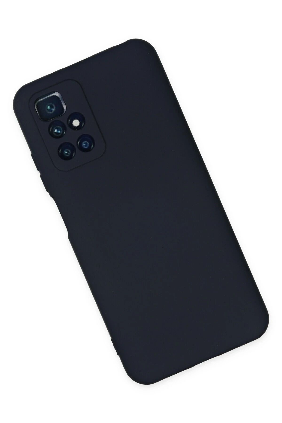 NewFace Xiaomi Redmi 10 2022 Kılıf Nano içi Kadife Silikon - Lacivert YKTSN