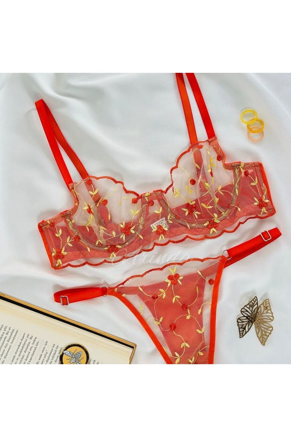 pareoss Dantelli Bralet Takım (SÜTYEN&TANGA)