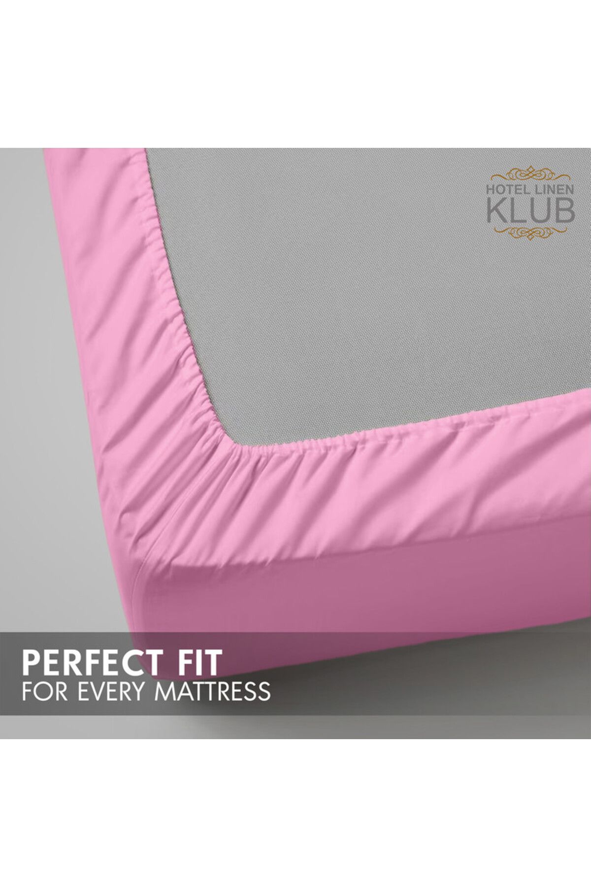 Hotel Linen Klub-2-Piece Microfiber Single (90x190cm) Plain Fitted Sheet Set 5
