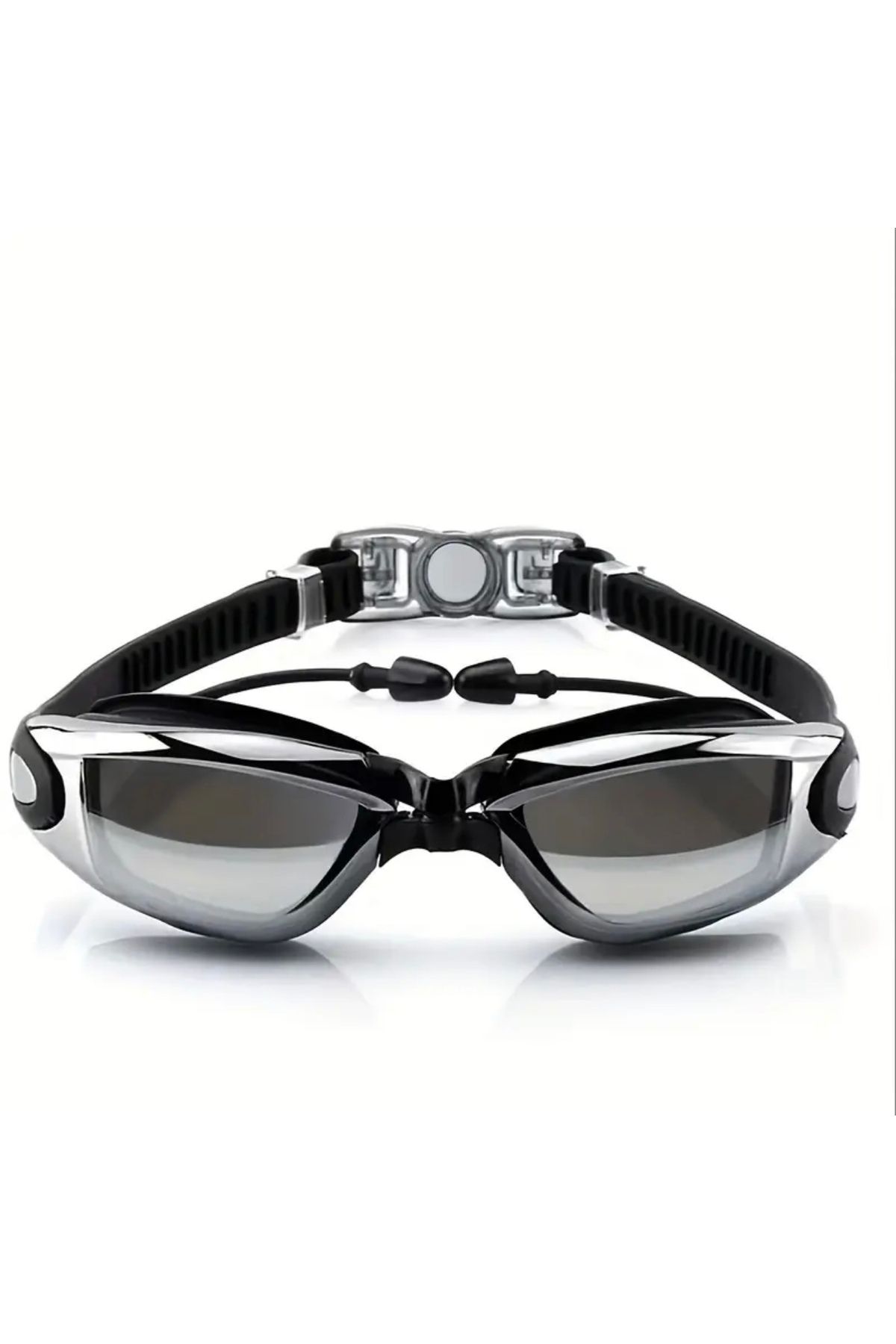 glasses accessory Yüzme gözlüğü anti buhar su geçirmez kulak tıpaçlı anti fog yüzme gözlüğü