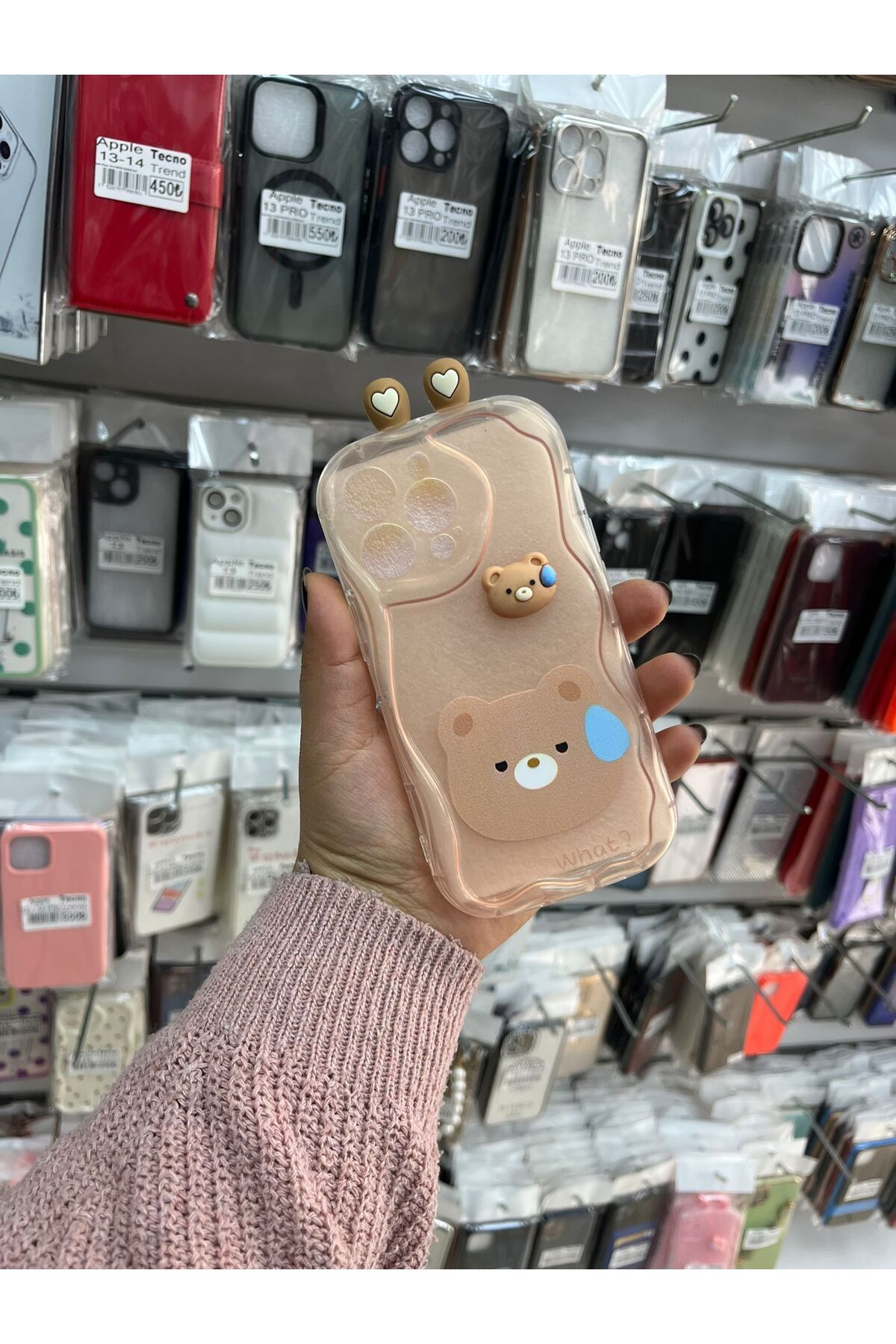 TECNOTREND Apple İphone 13 Pro 3D Desenli Kromi Silikon Kılıf