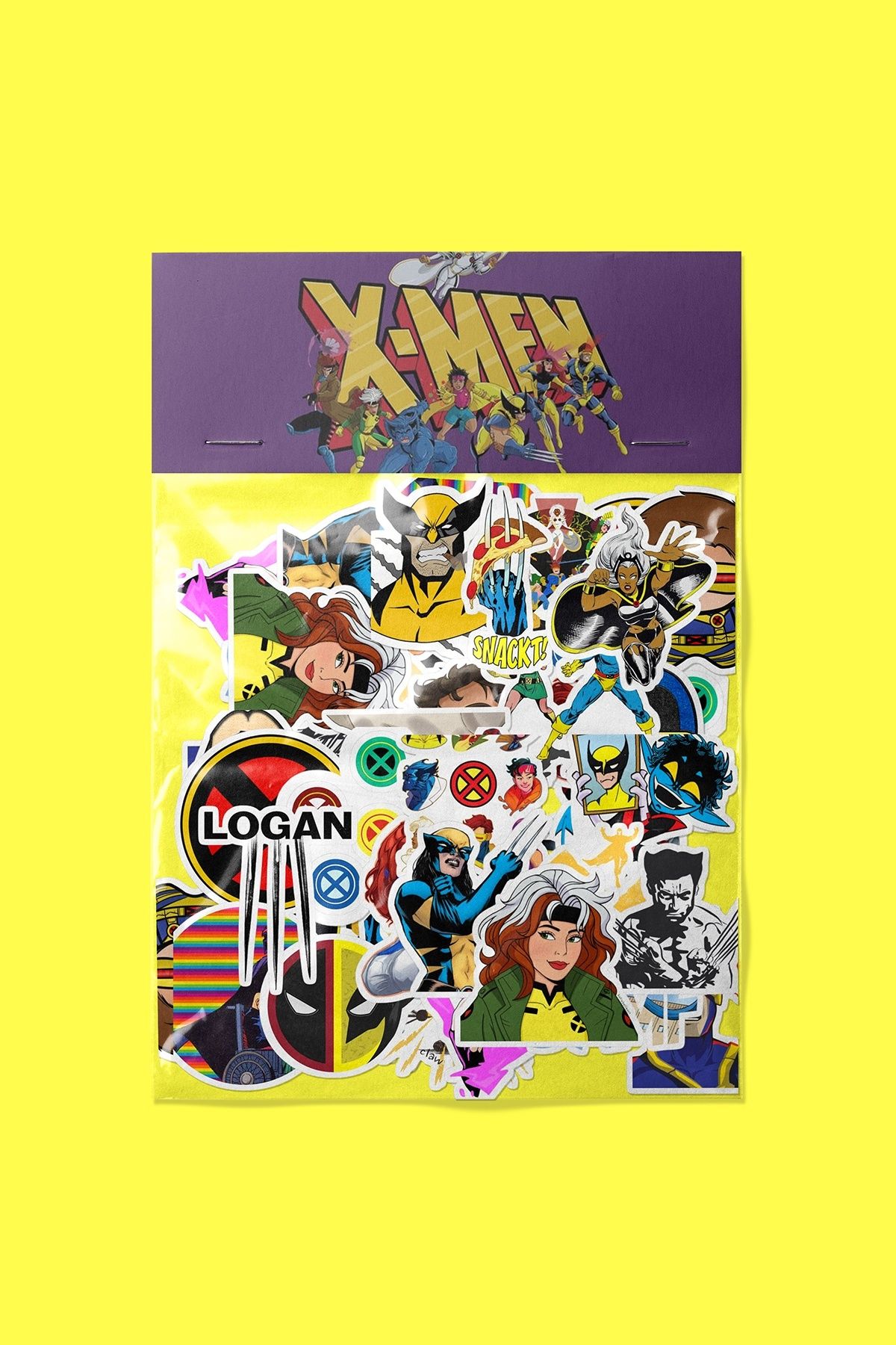 dadi ramba X-Men Sticker paketi -Bullet Journal - Ajanda -Laptop Etiket Çıkartma