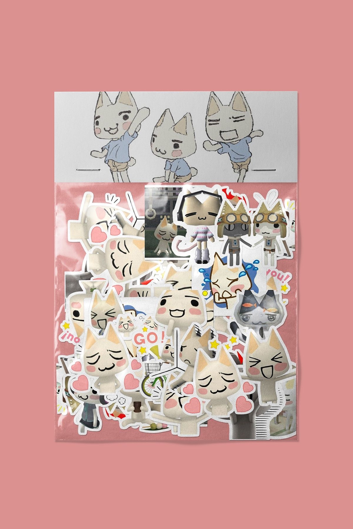 dadi ramba Toro Inoue Sticker paketi -Bullet Journal - Ajanda -Laptop Etiket Çıkartma