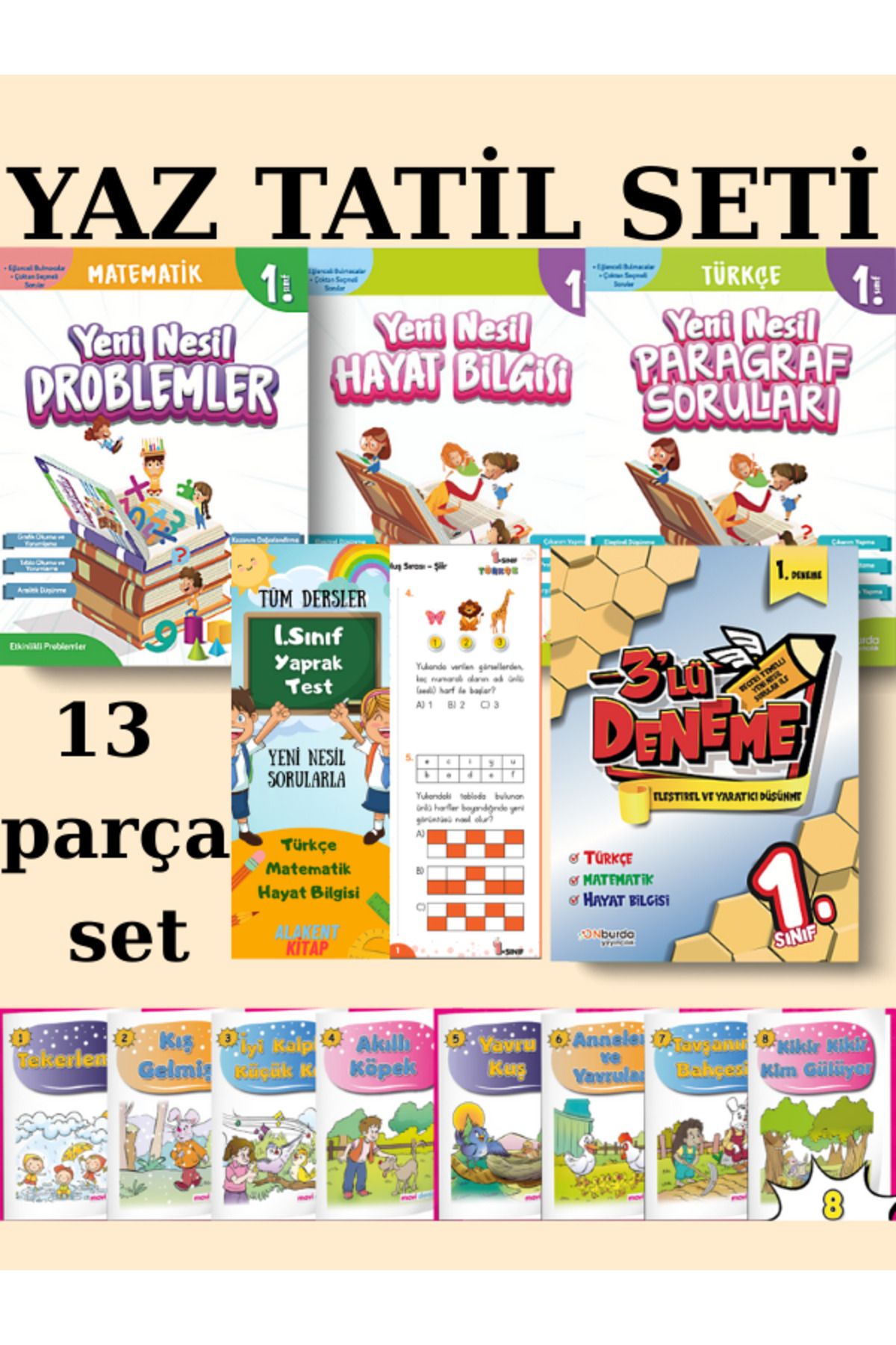 Mavi Deniz Yayınları 1. sınıf TÜRKİYE YÜZYILI MAARİF MODELİNE UYGUN 13 kitap