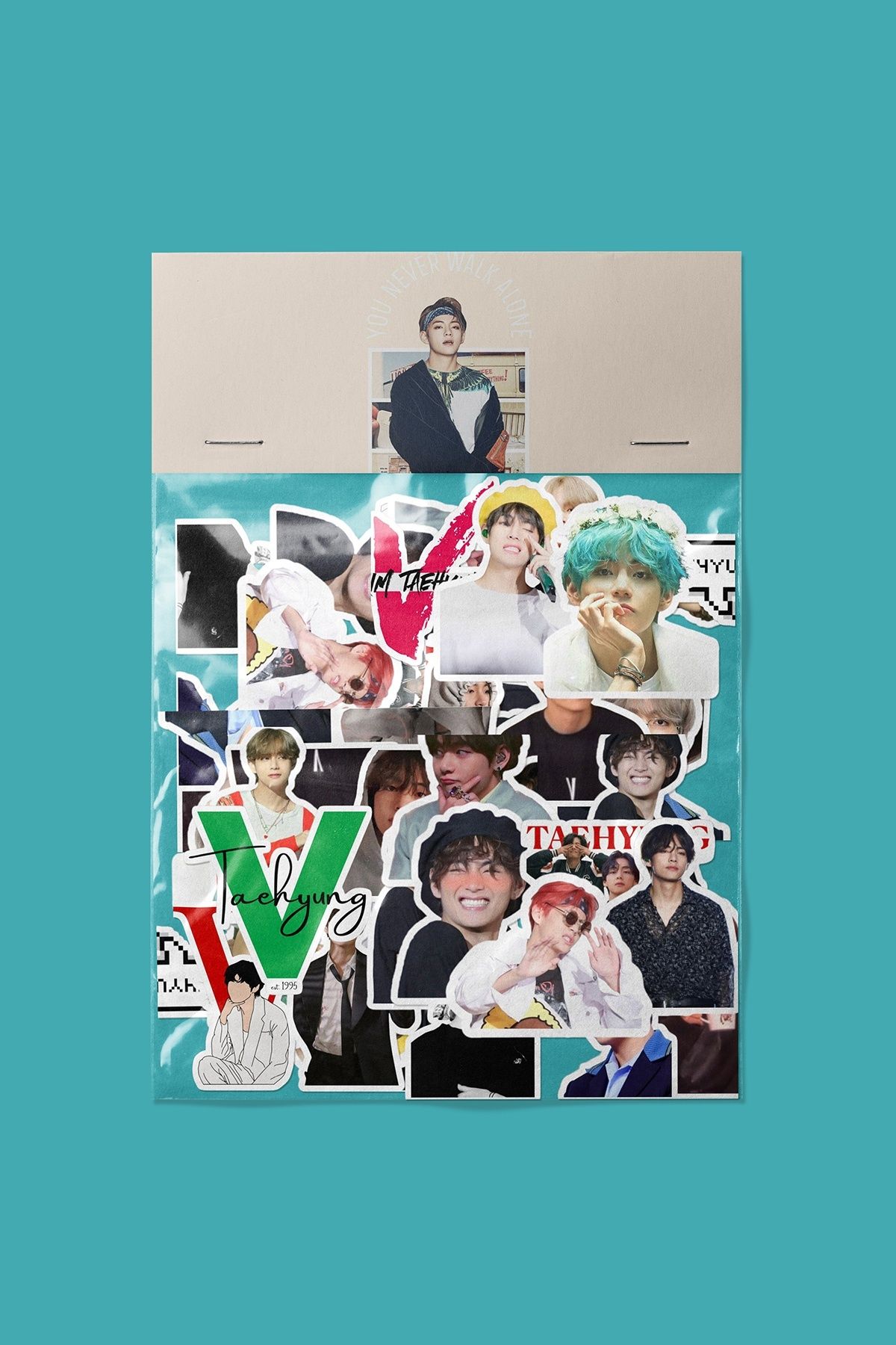 dadi ramba V BTS Sticker paketi -Bullet Journal - Ajanda -Laptop Etiket Çıkartma