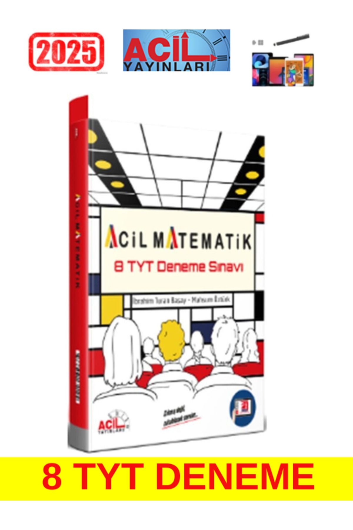 Acil Yayınları TYT 8 Deneme Sınavı+Android Kalem