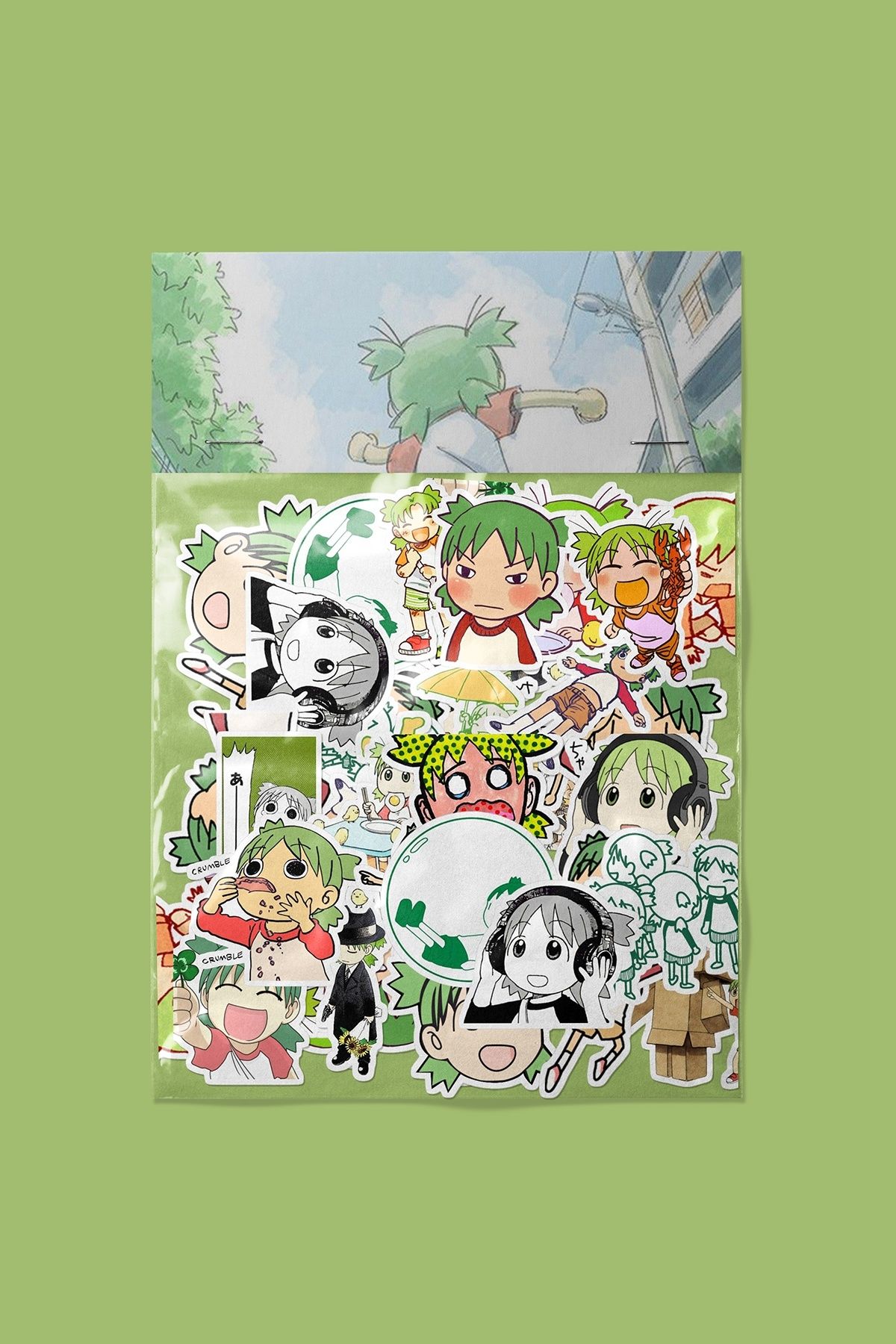 dadi ramba Yotsuba Sticker paketi -Bullet Journal - Ajanda -Laptop Etiket Çıkartma
