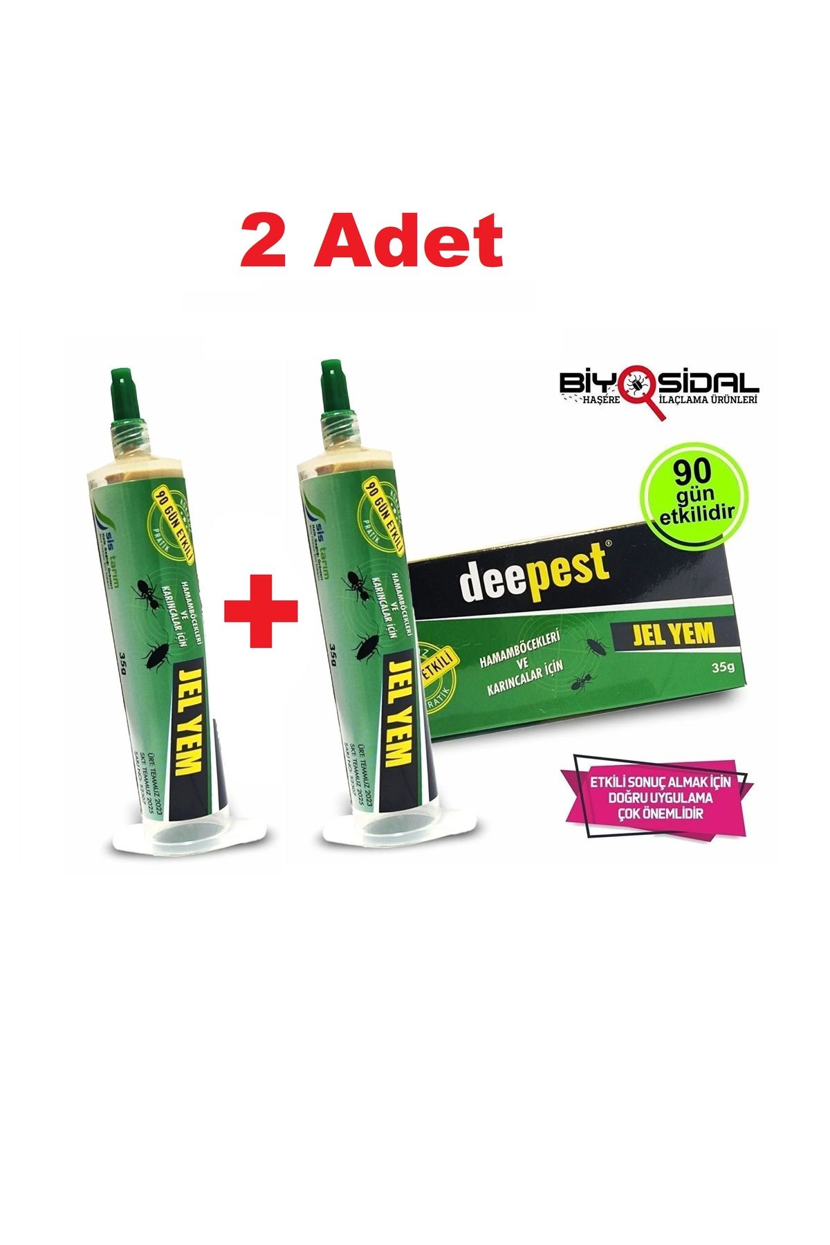 HaşereMarket Depest Hamamböceği ve Karınca Jeli 35 gr 2026 ( 2 ADET )