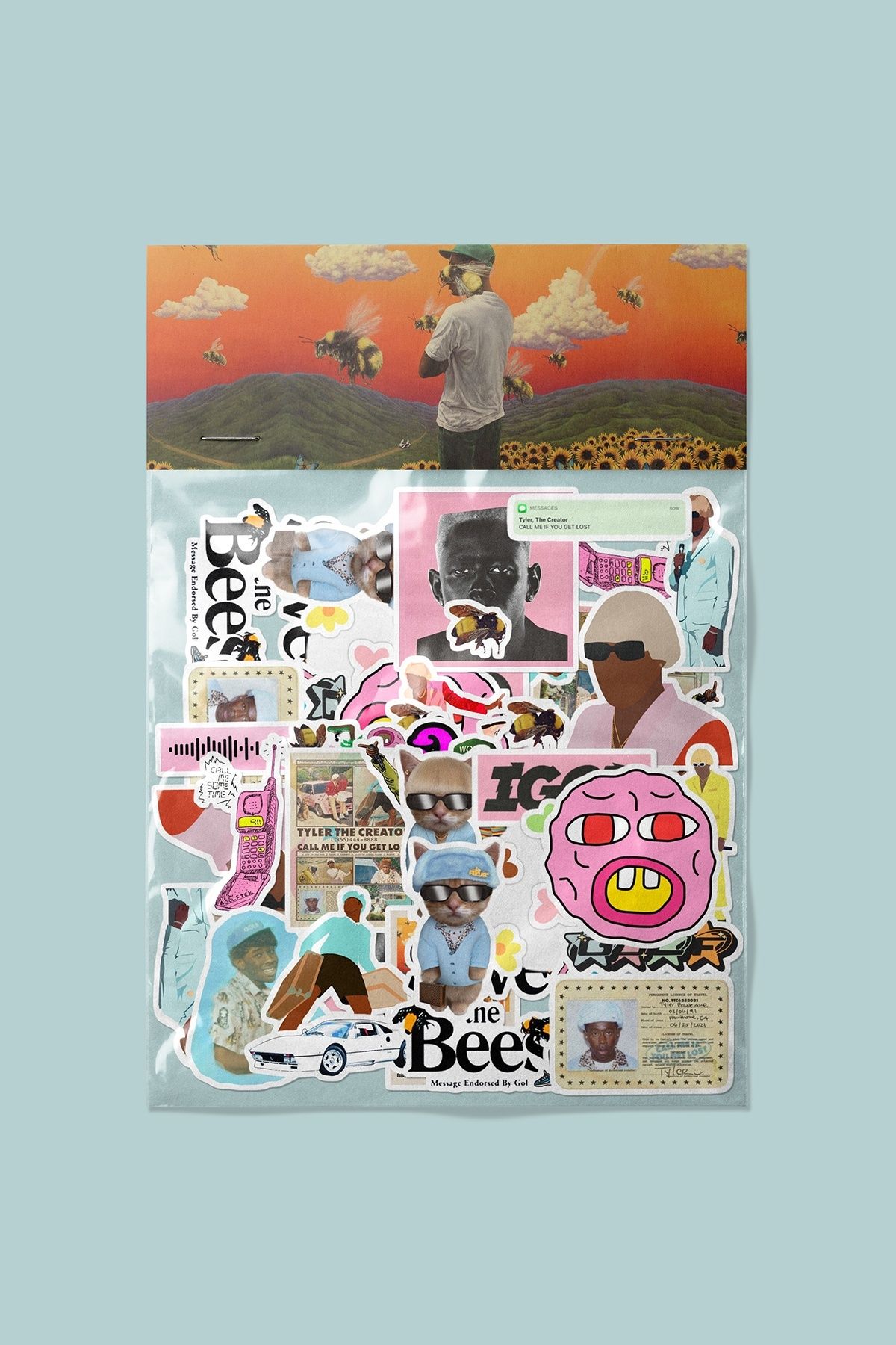 dadi ramba Tyler, the Creator Sticker paketi -Bullet Journal - Ajanda -Laptop Etiket Çıkartma
