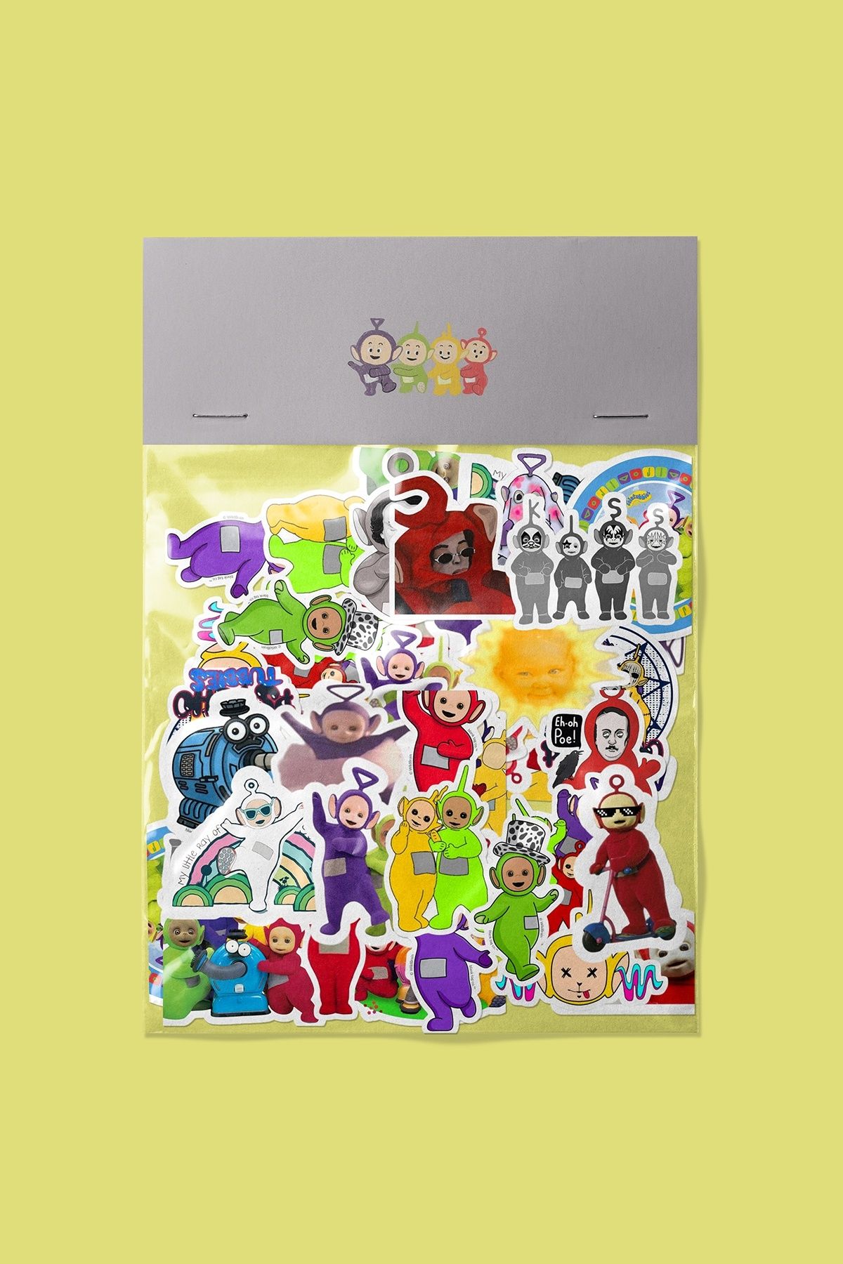 dadi ramba Teletubbies Sticker paketi -Bullet Journal - Ajanda -Laptop Etiket Çıkartma