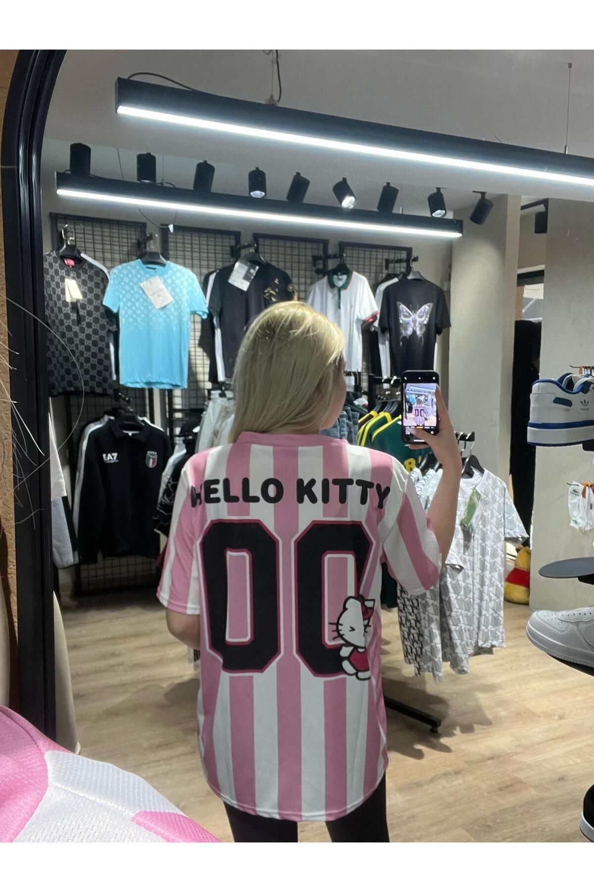 Crystall2m Pembe Beyaz Hello Kitty Forma