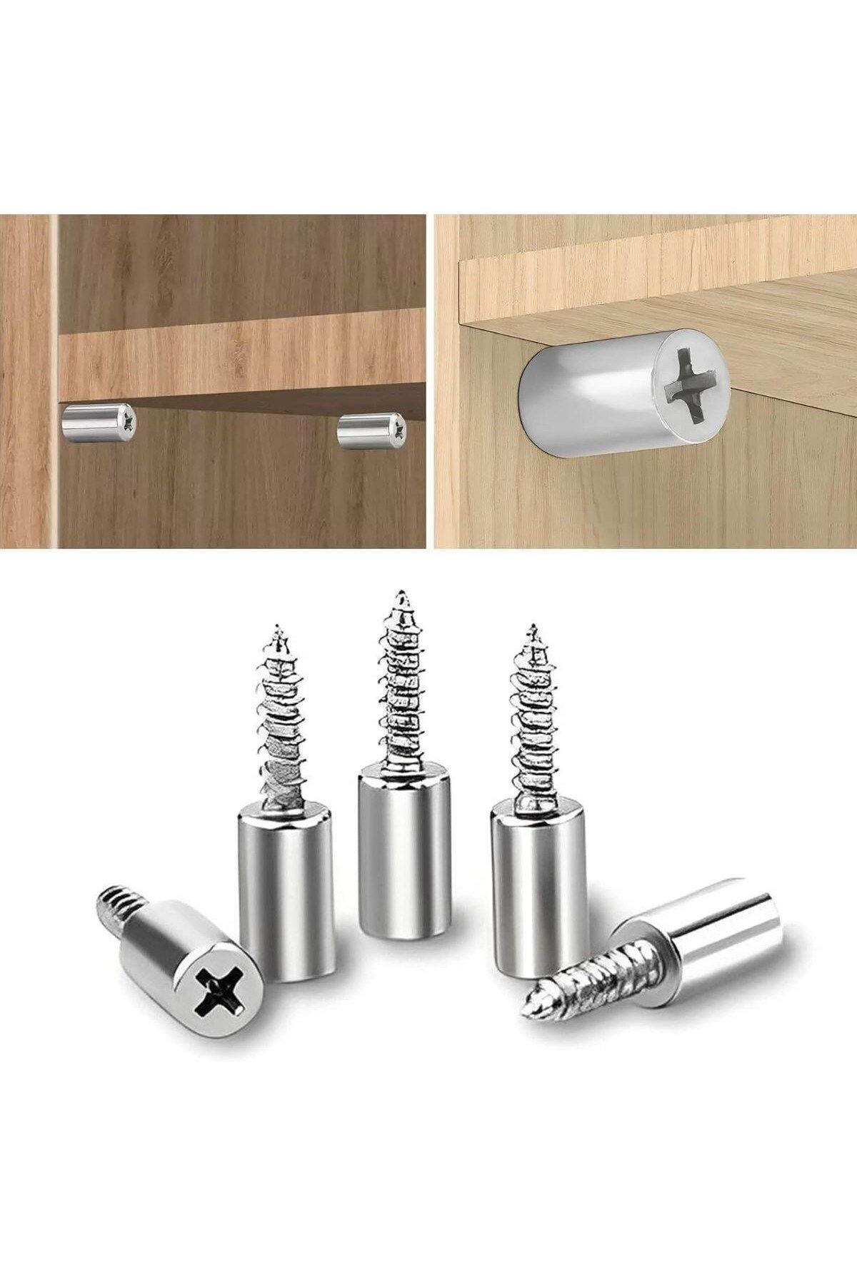 Hangora BUFFER® 30 Adet Dayanıklı Metal Raf Tutucu Raf Pimi