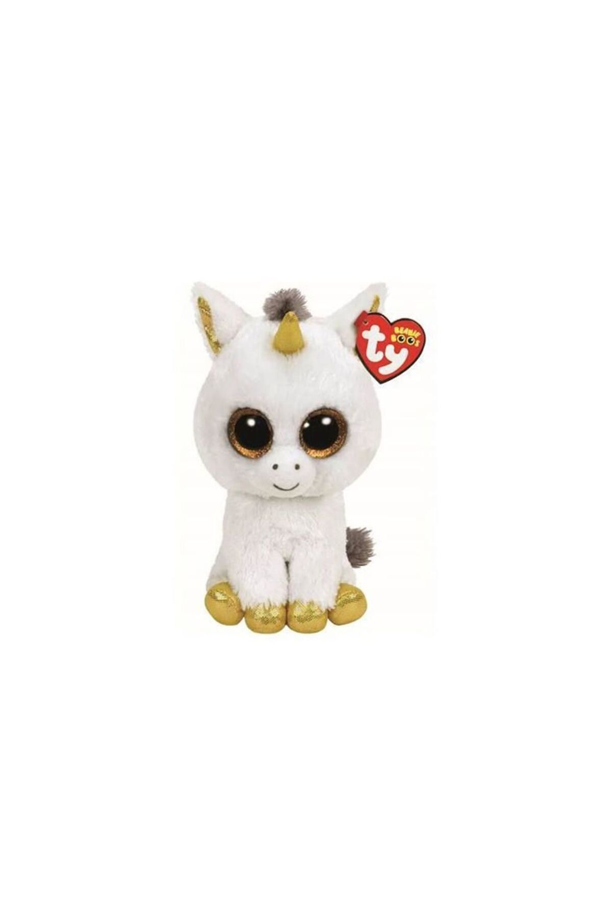 Epilons Ty Beanie Pegasus the White Unicorn 15cm