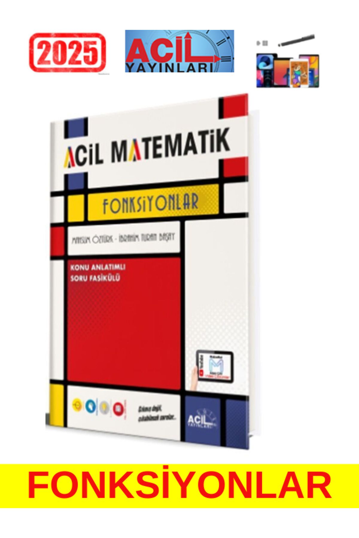 Acil Yayınları TYT Matematik Acil Fonksiyonlar+Android Kalem