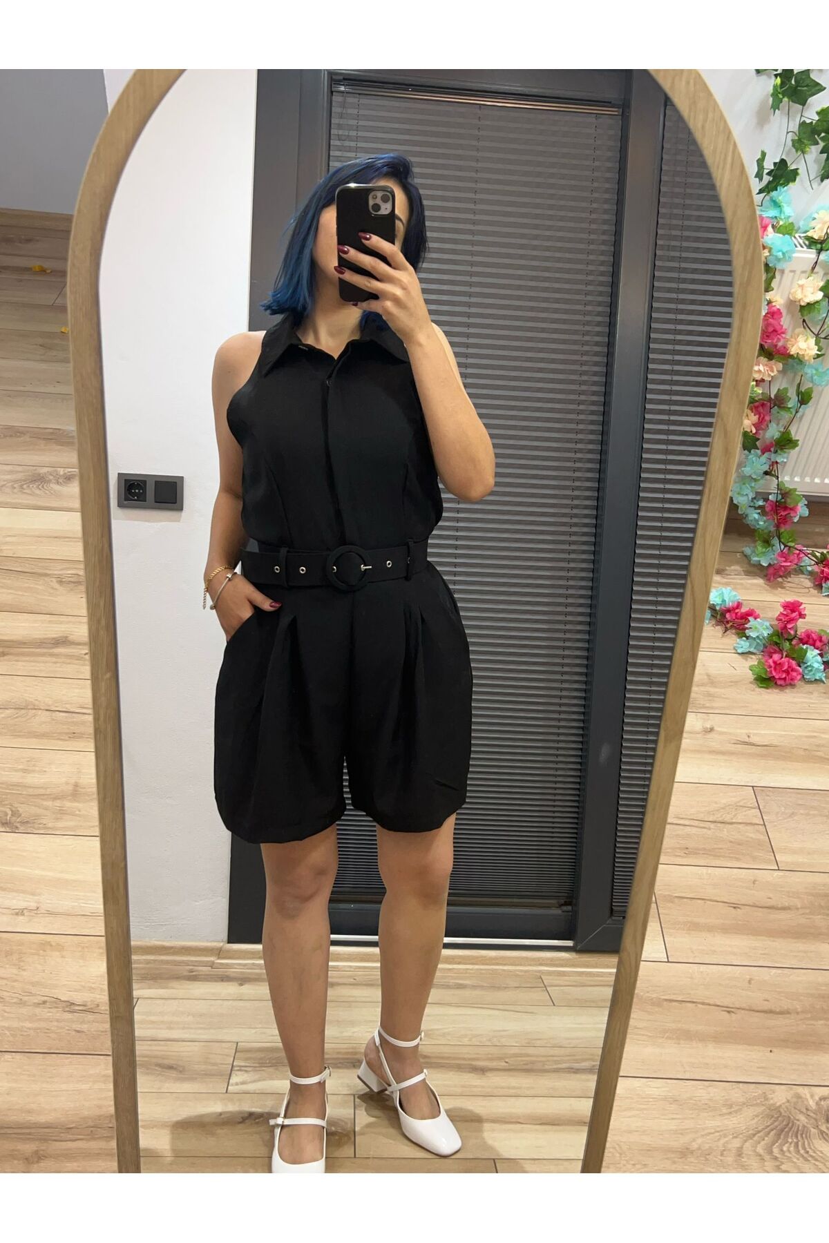 Butik şortlu tulum