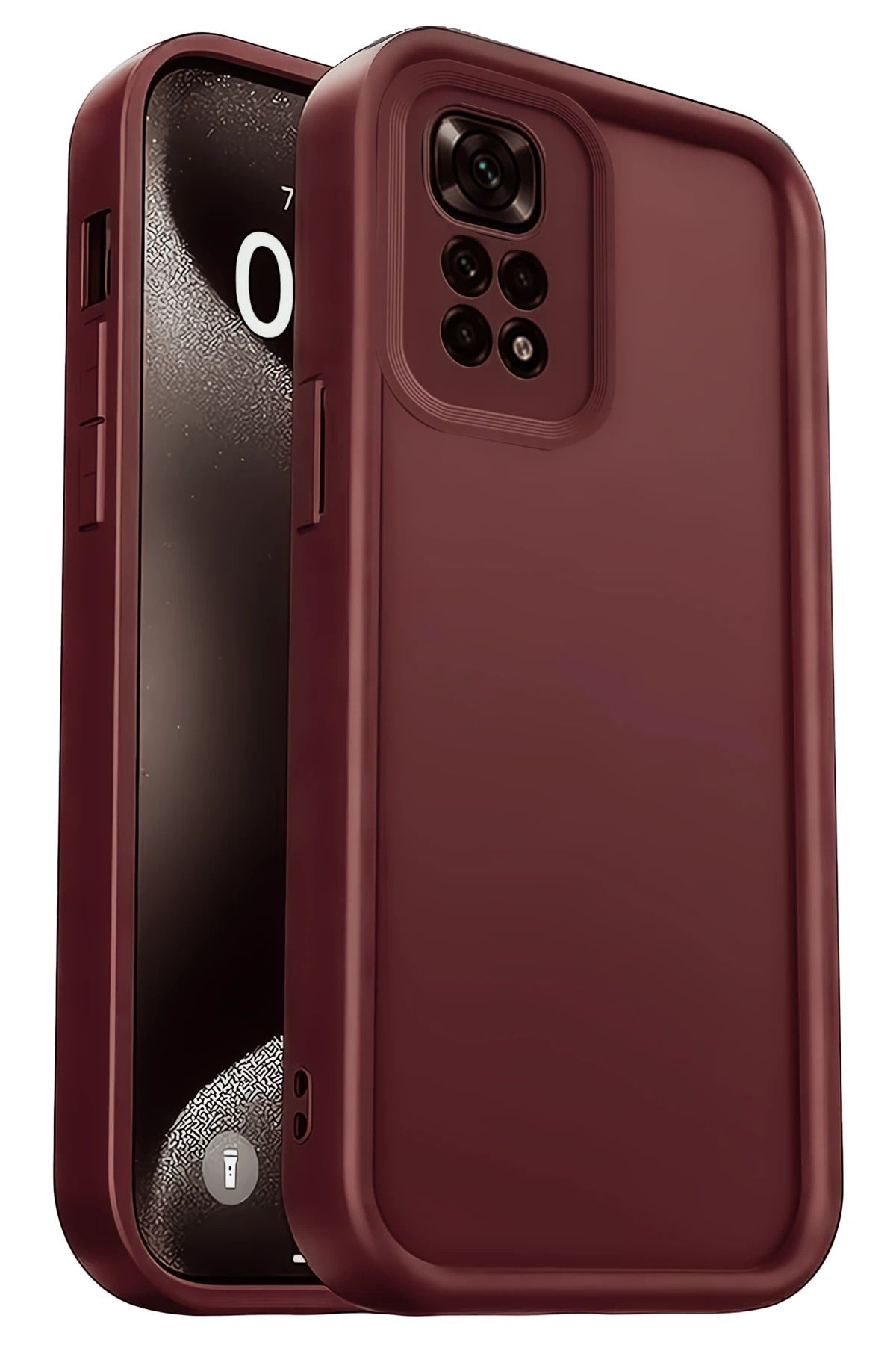 NewFace Xiaomi Redmi 10 2022 Kılıf Viera Silikon - Bordo MRAYD
