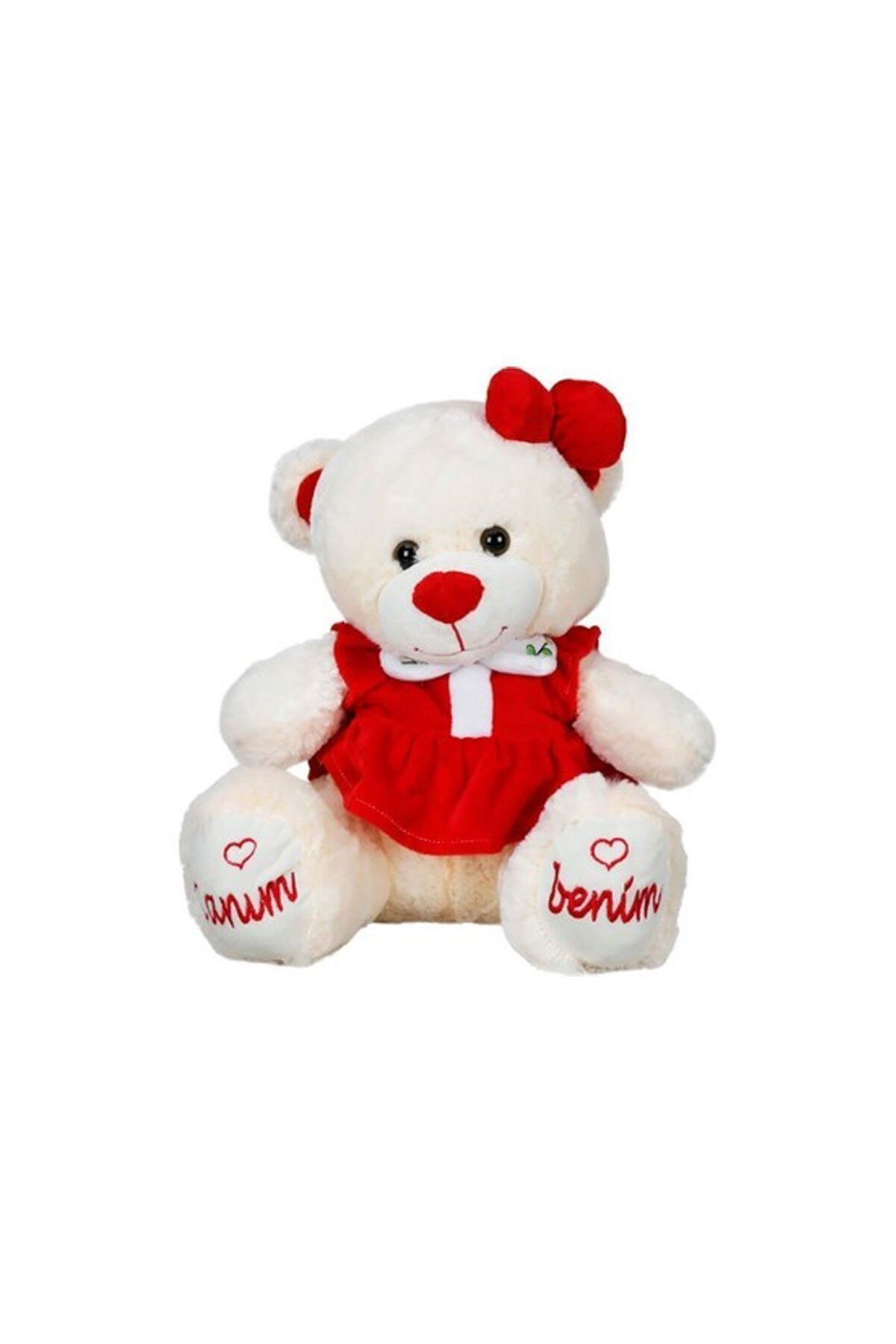 melfxxl eticaret 8331 Canım Benim Elbiseli Peluş Ayı -Sunman