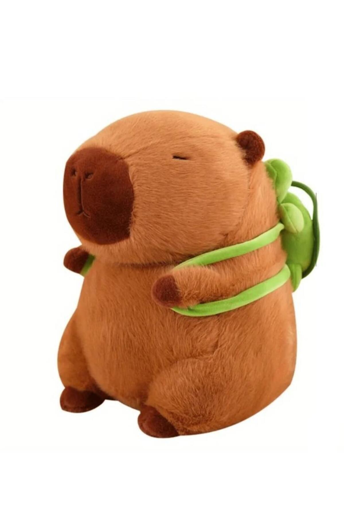 Schulzz Sevimli Kapibara Sırt Çantalı İthal Oyuncak Peluş 33 CM