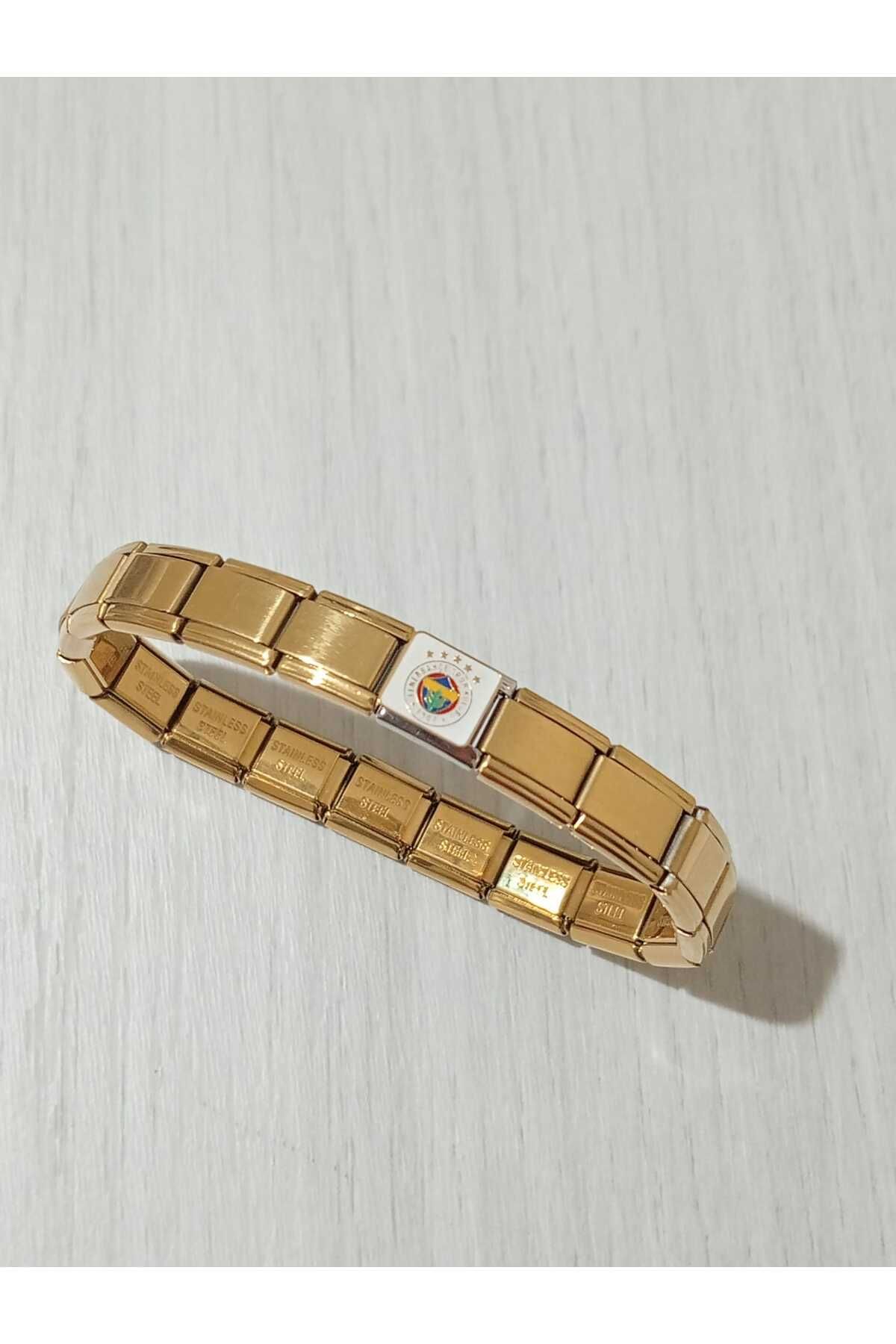 MSBTAKI stainless steel FB Nomination Çelik Bileklik Paslanmaz ve Kararmaz