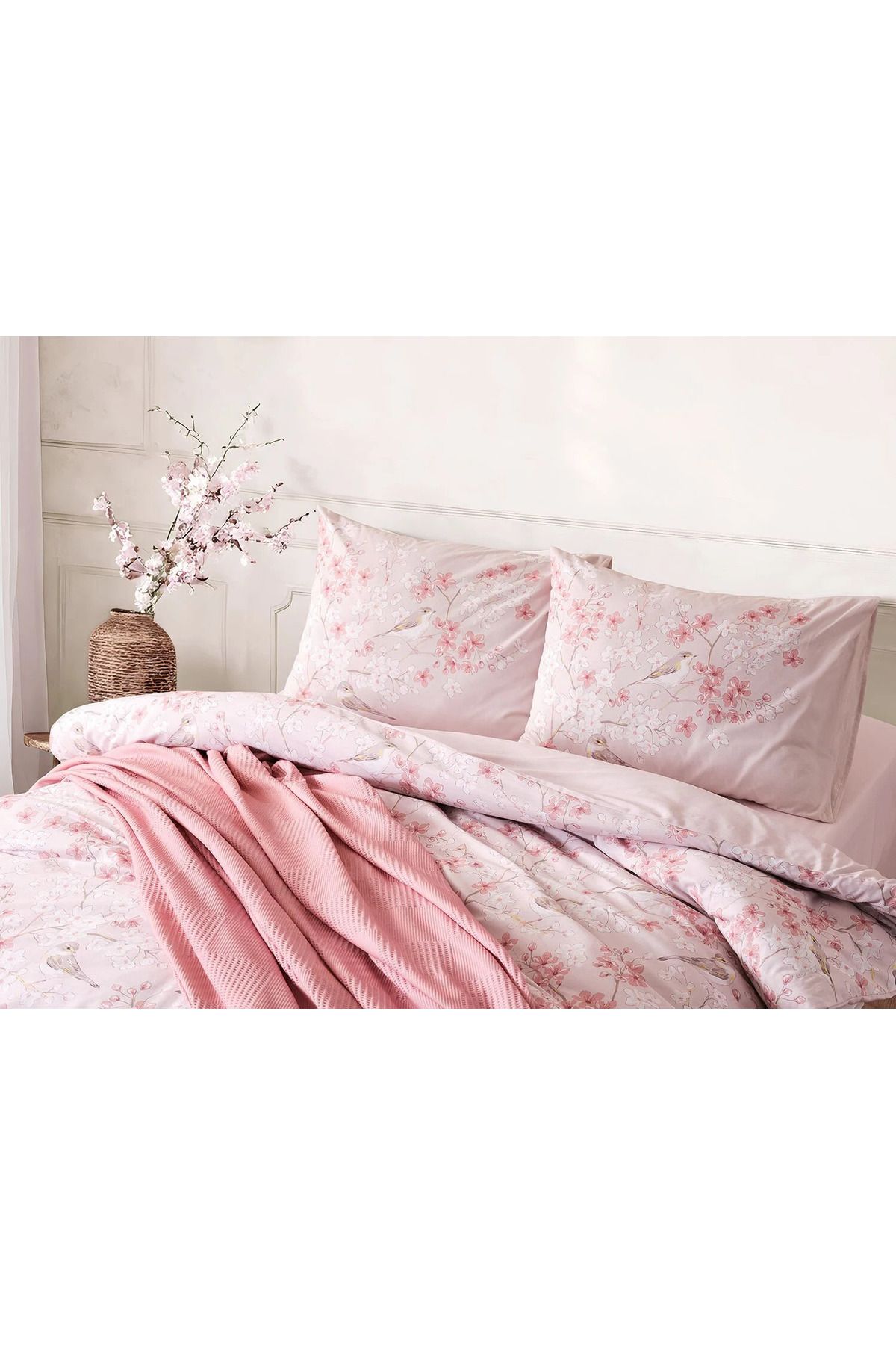 Doqu Home Pembe Çift Kişilik Nevresim