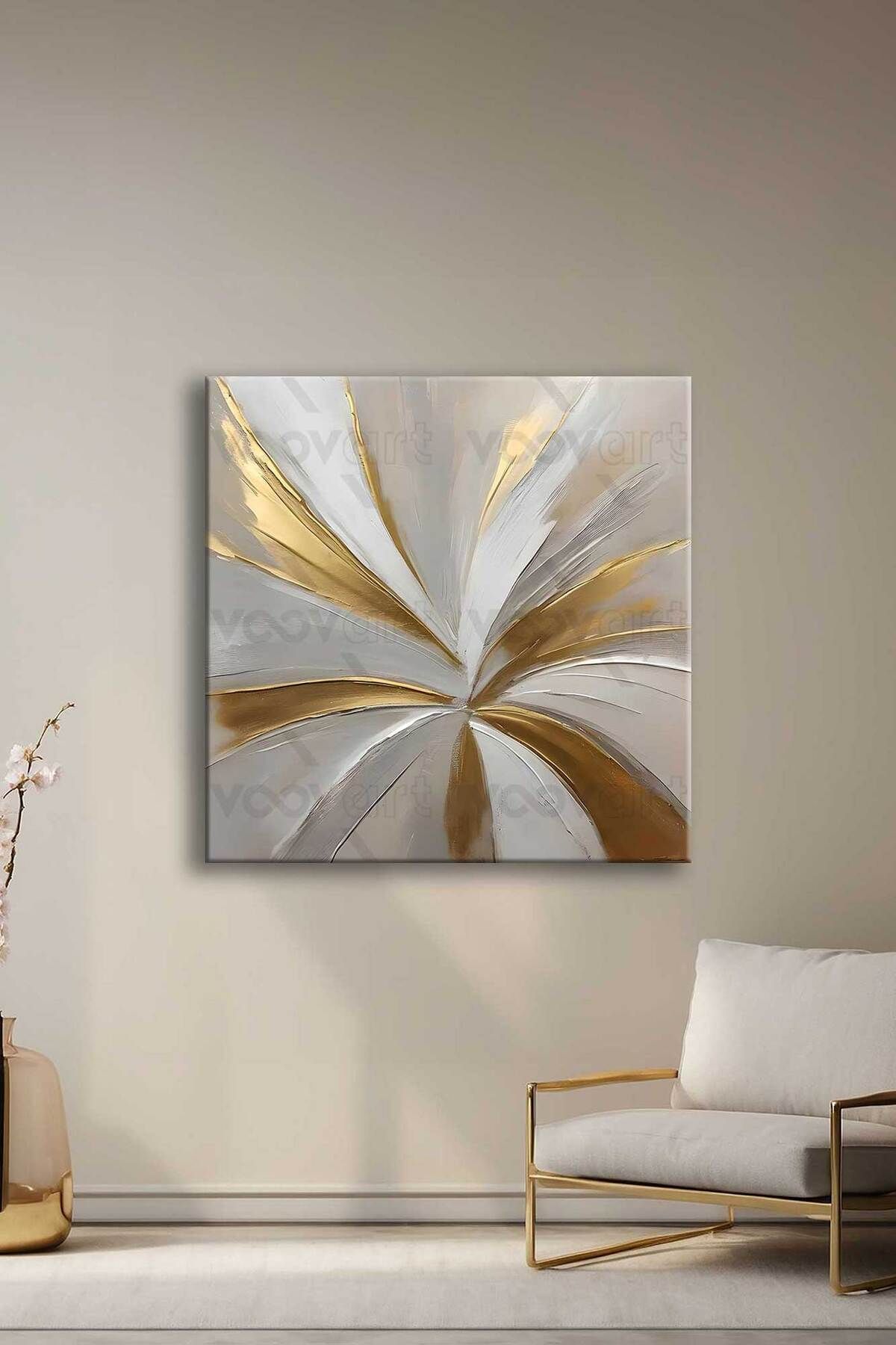 Voovart Modern Soyut Dekoratif Kanvas Tablo – VOOV2816