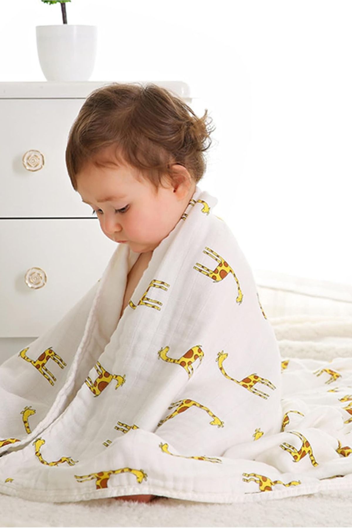 OYALI HOME COLLECTION Çok Amaçlı Müslin Örtü & Battaniye 3'lü Set – Bebeğiniz İçin Doğal ve Güvenli! 👶✨