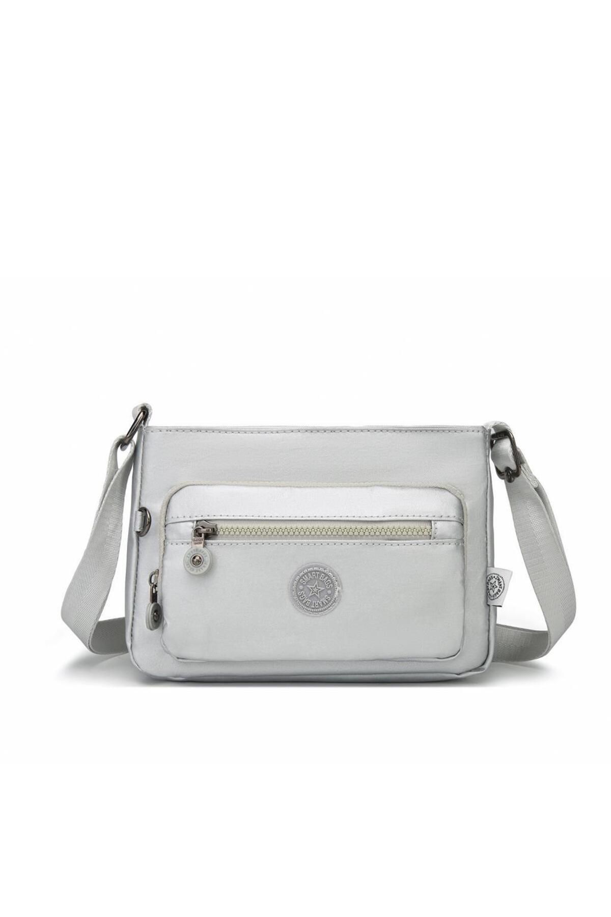 SMART BAGS Metalik Kumaş Kadın Postacı Çantası Smart Bags 3270