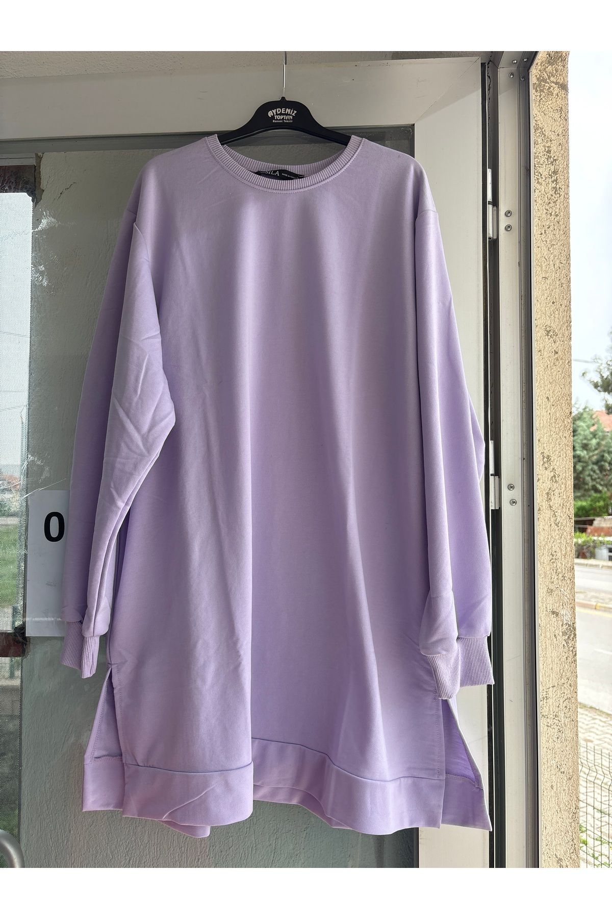 Butik Tek renk Kadın Basic Sveat Tunik