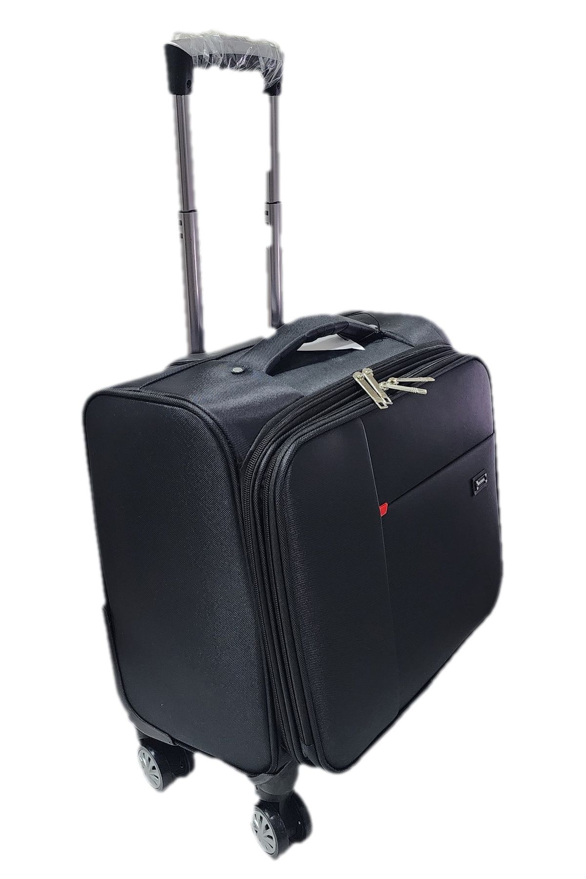 ATHLETIC Kabin Boy Valiz Pilot Valiz Küçük Boy Valiz Lüx Pilot Valiz Siyah 45x40x25