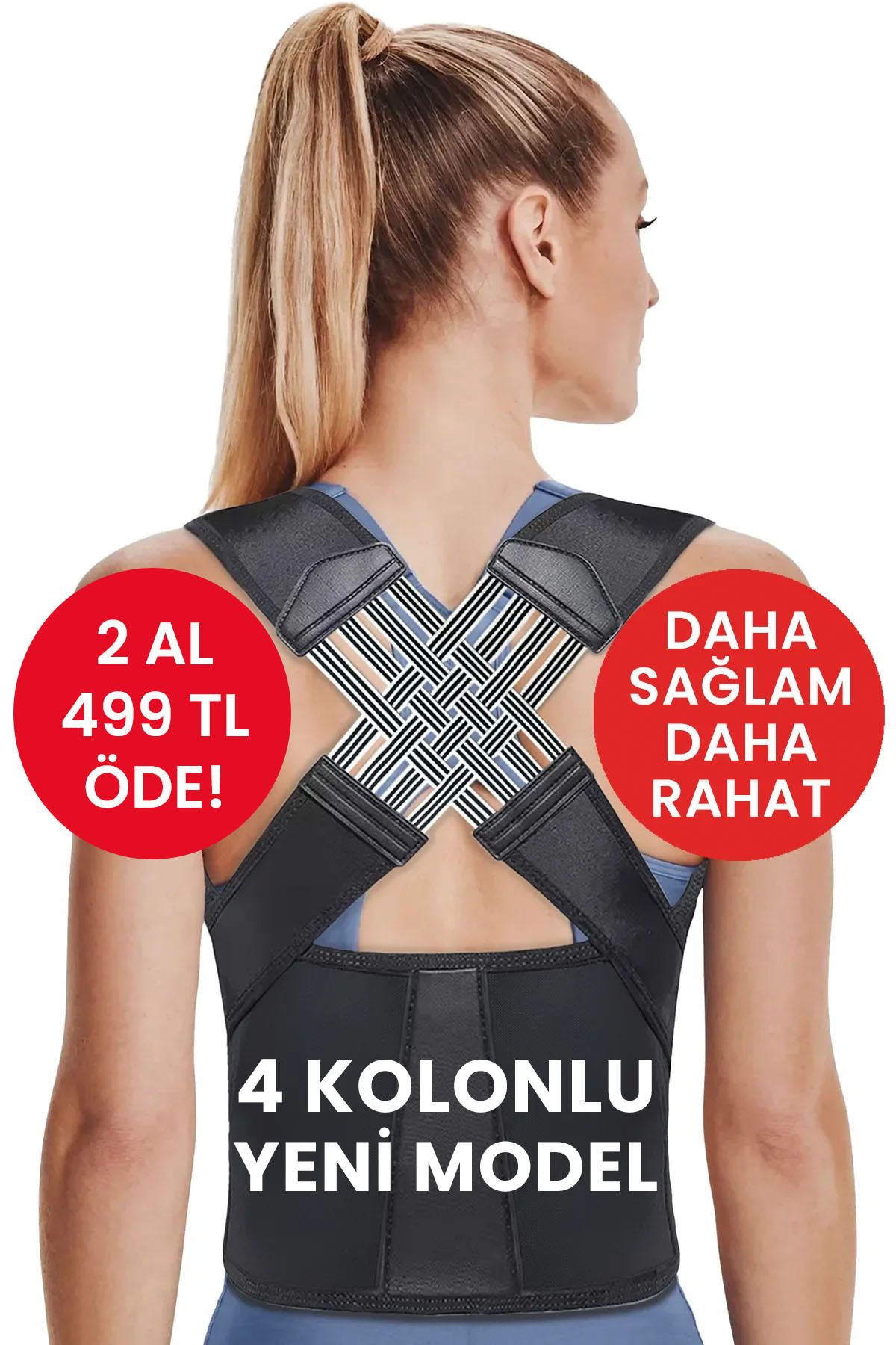Form Angel Kadın ya da Erkek Dik Duruş Korsesi Kamburluk Kifoz Önleyici Sırt Korse