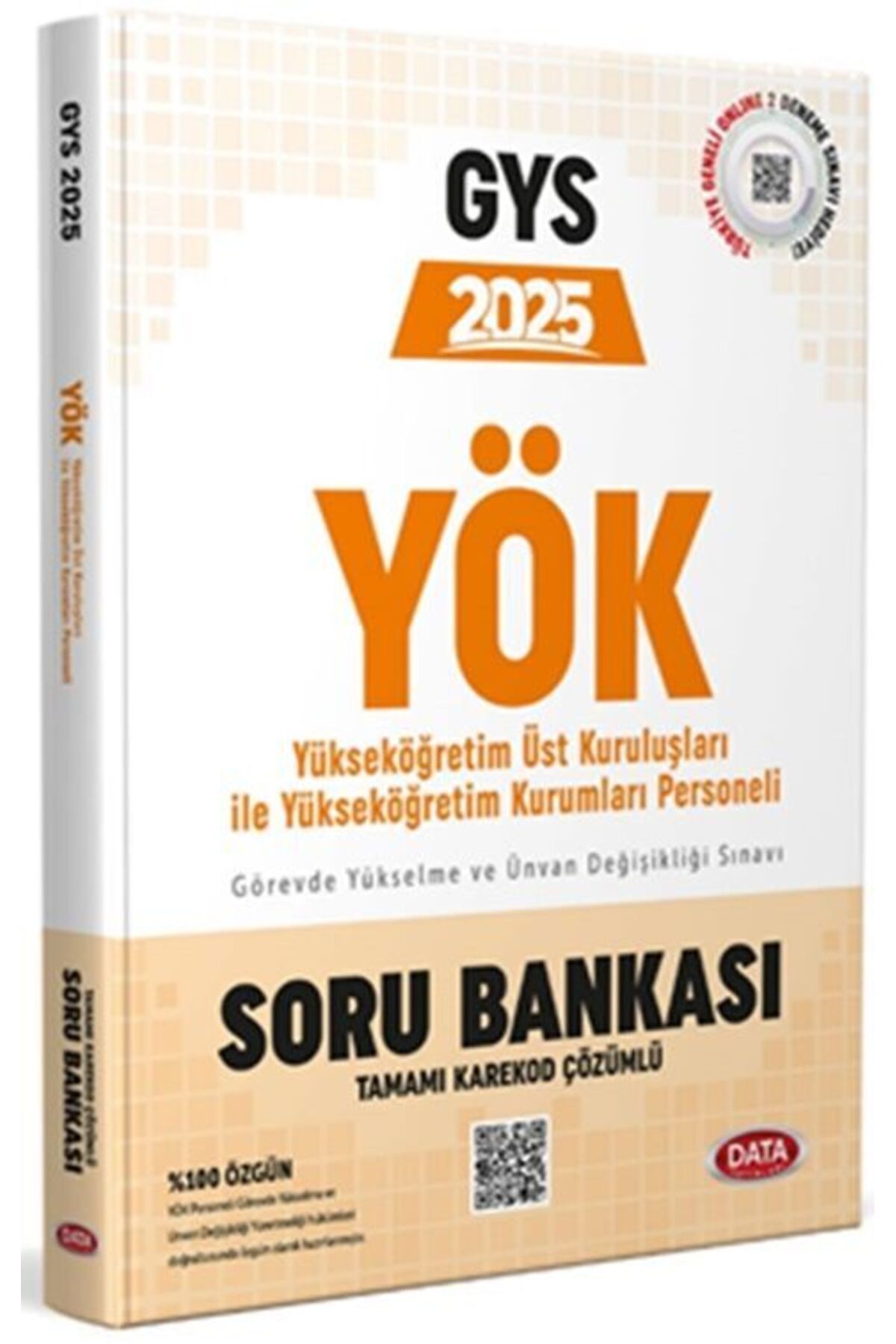 Data Yayınları Data Yayınları 2025 GYS Yükseköğretim Üst Kuruluşları İle Yükseköğretim Kurumları Personeli Soru Ba