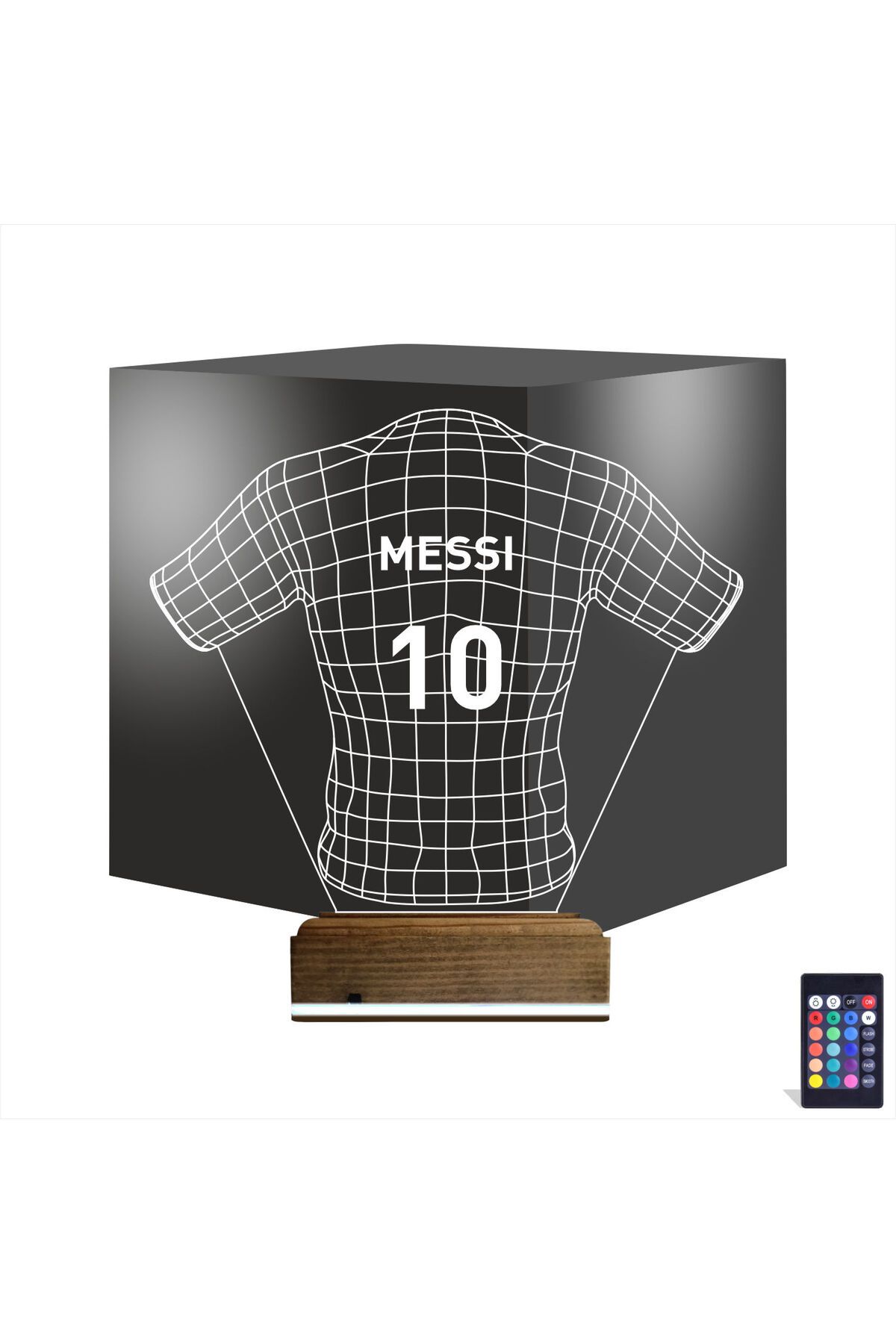 Kirppi 3d Lamba Futbol Forma Taraftar Kişiye Özel Masa Gece Lambası