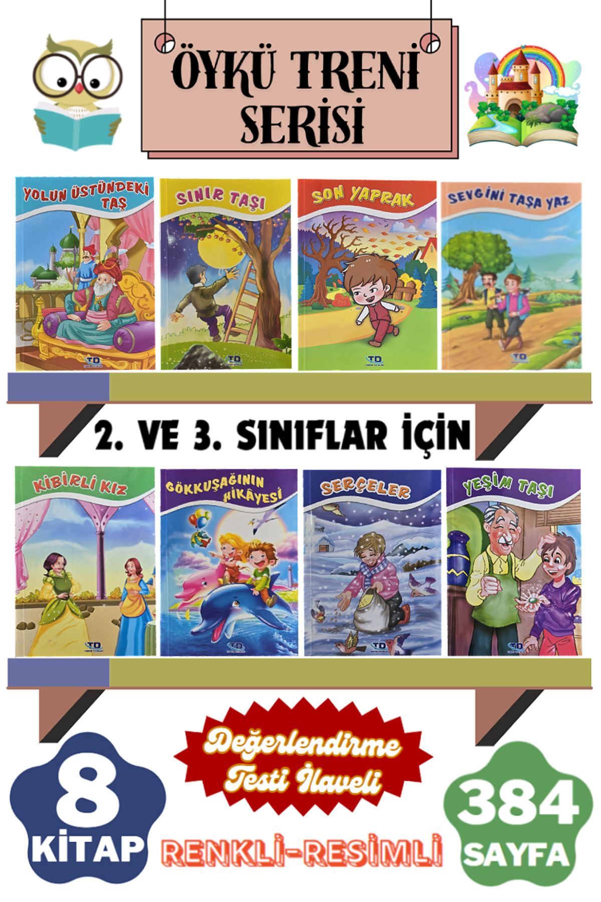 Panem Yayınları Tandem Yayınları 2. ve 3. Sınıflar İçin Öykü Treni Serisi-8 Kitap (Değerlendirme Testleri İlaveli)