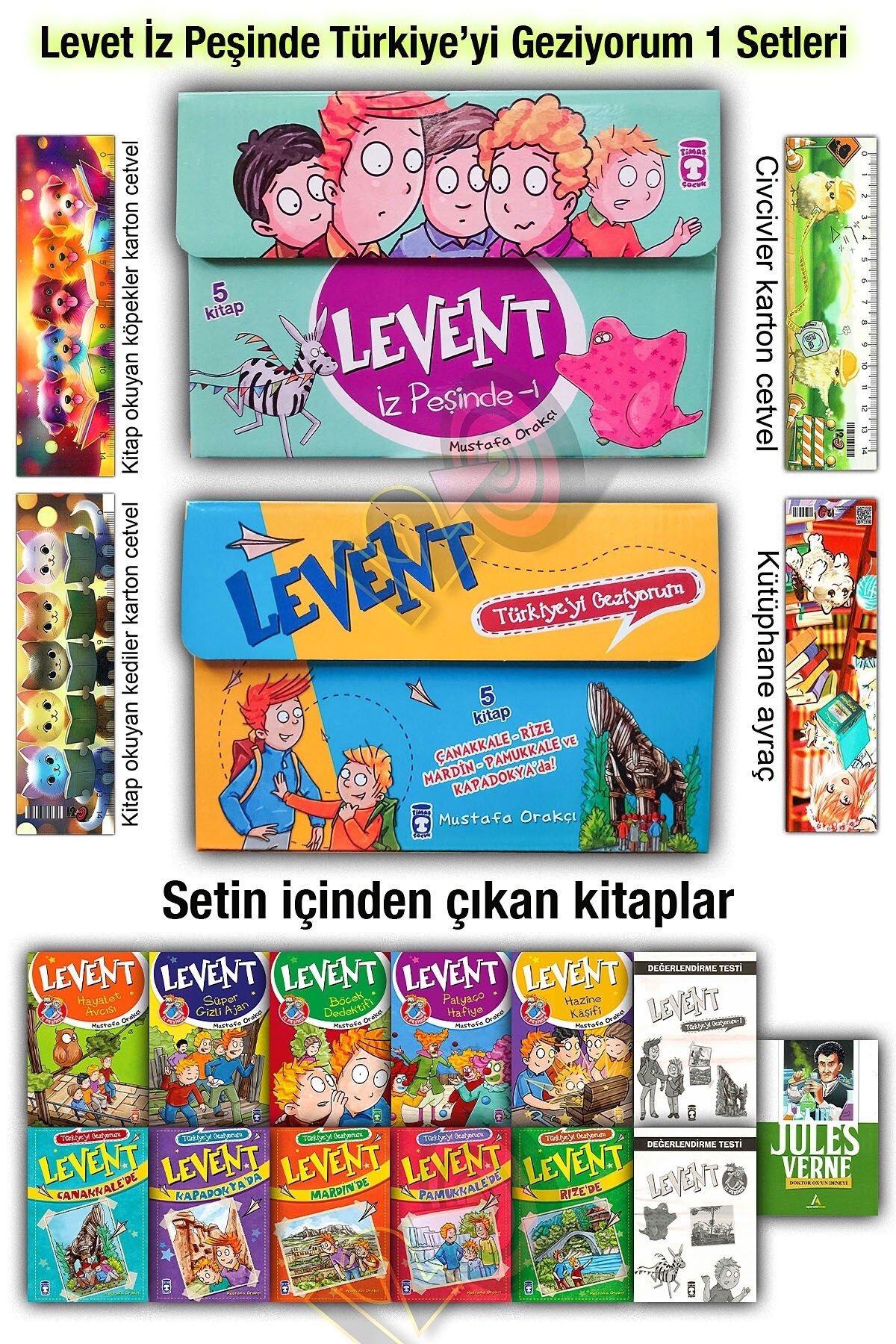 Timaş Çocuk Levent İz Peşinde Türkiyeyi Geziyorum 1 Setleri (8+ Yaş)