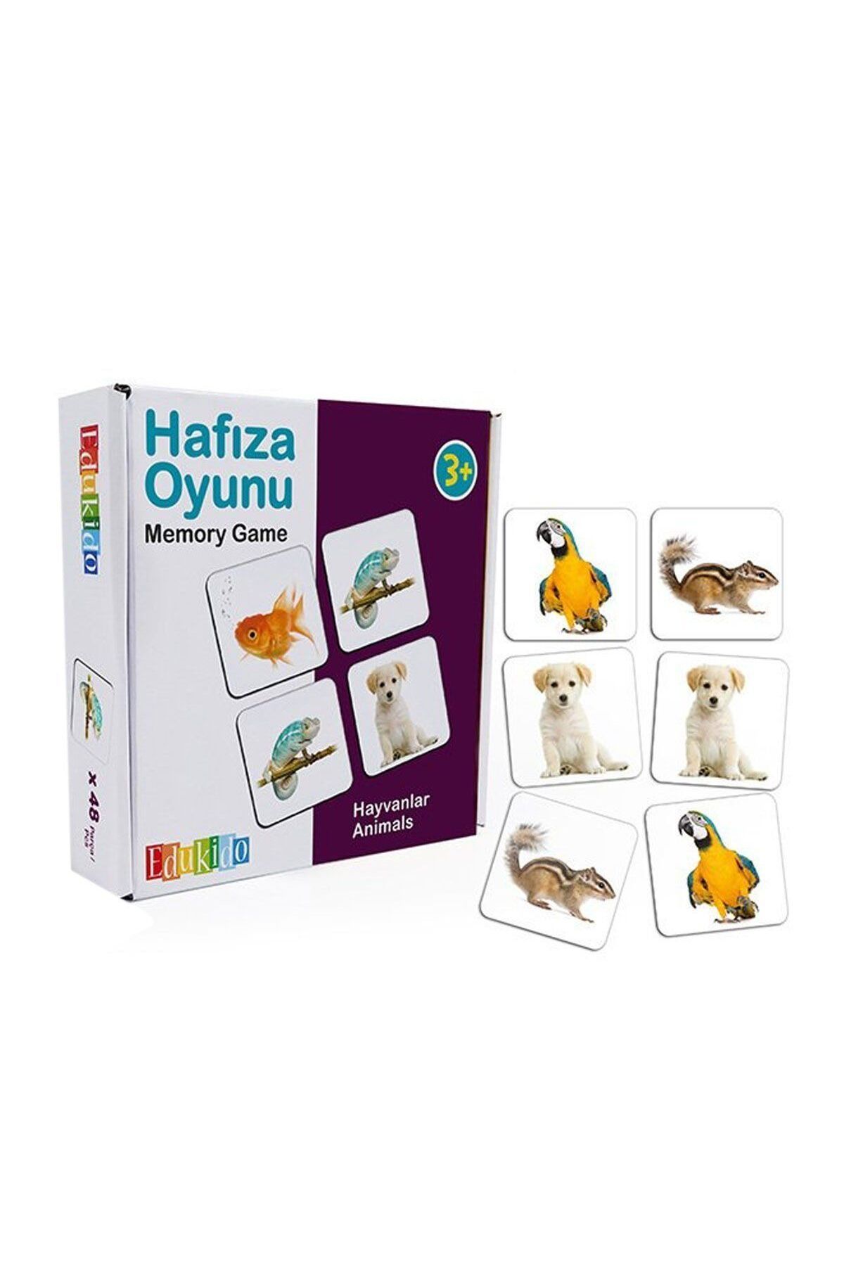 Epilons EDU-2013 Hafıza Oyunu Gerçek Hayvanlar -Chiva