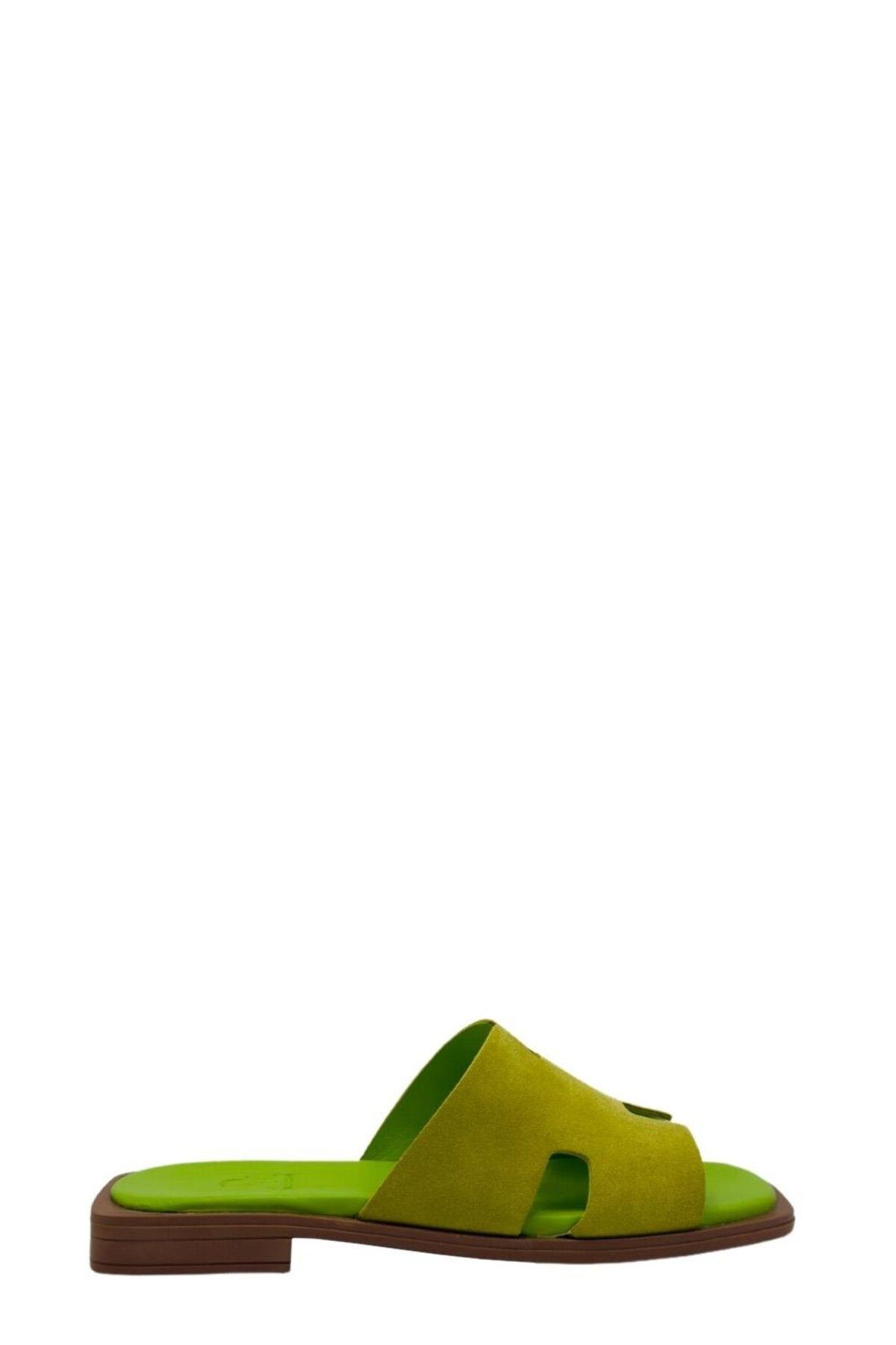 Moulin Shoes 002 2508012 Fıstık Yeşil Süet