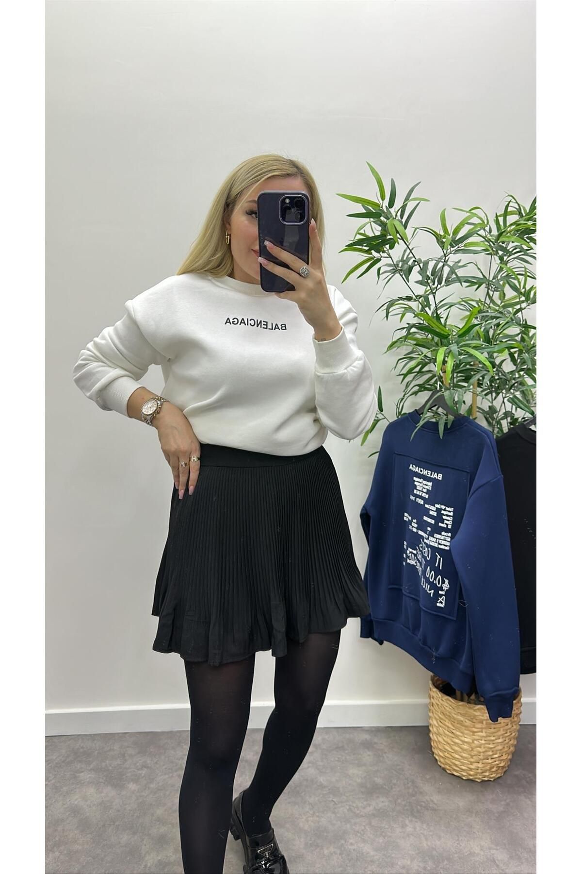 Acar Boutique Pliseli Şortlu Etek