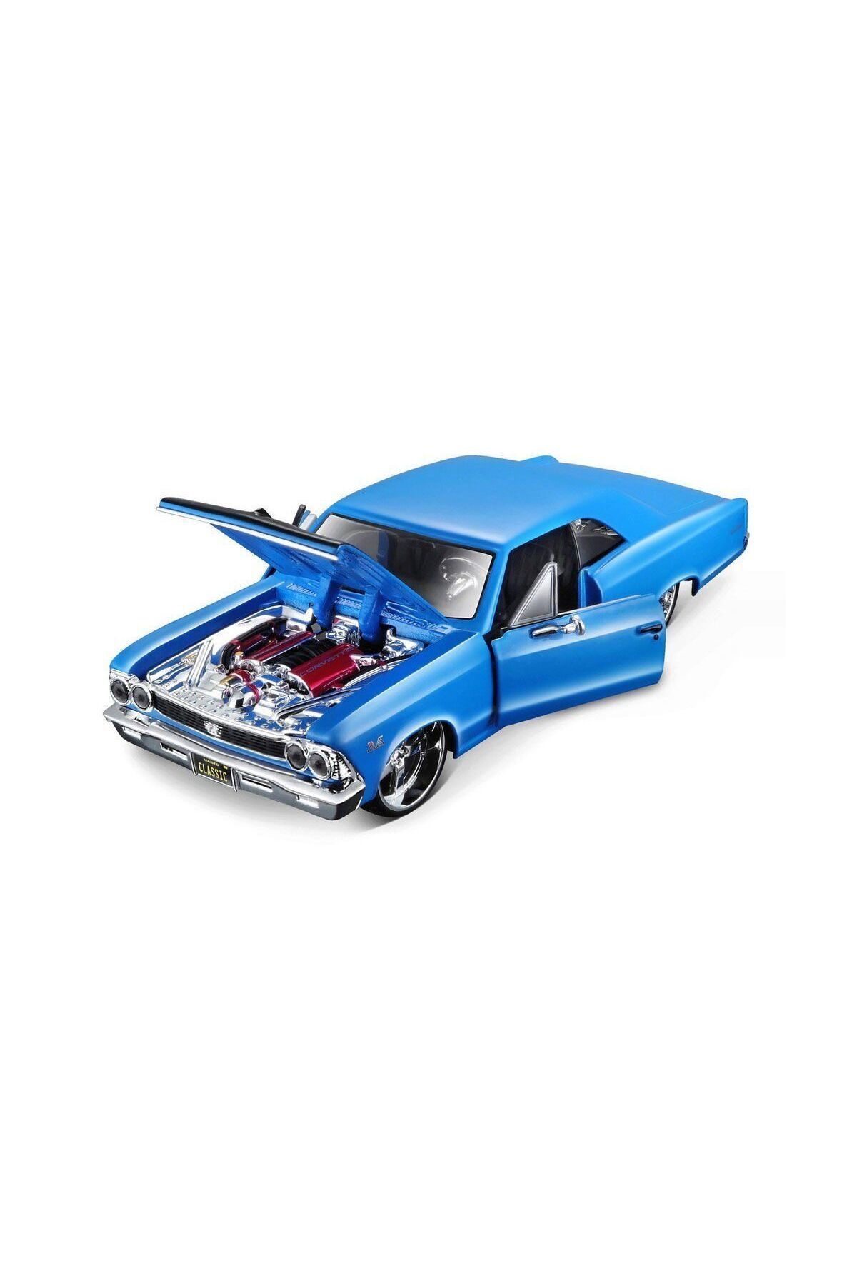 melfxxl eticaret MAY 31333 1:24 1966 Chevrolet Chevelle SS 396 Model Araba -Necotoys