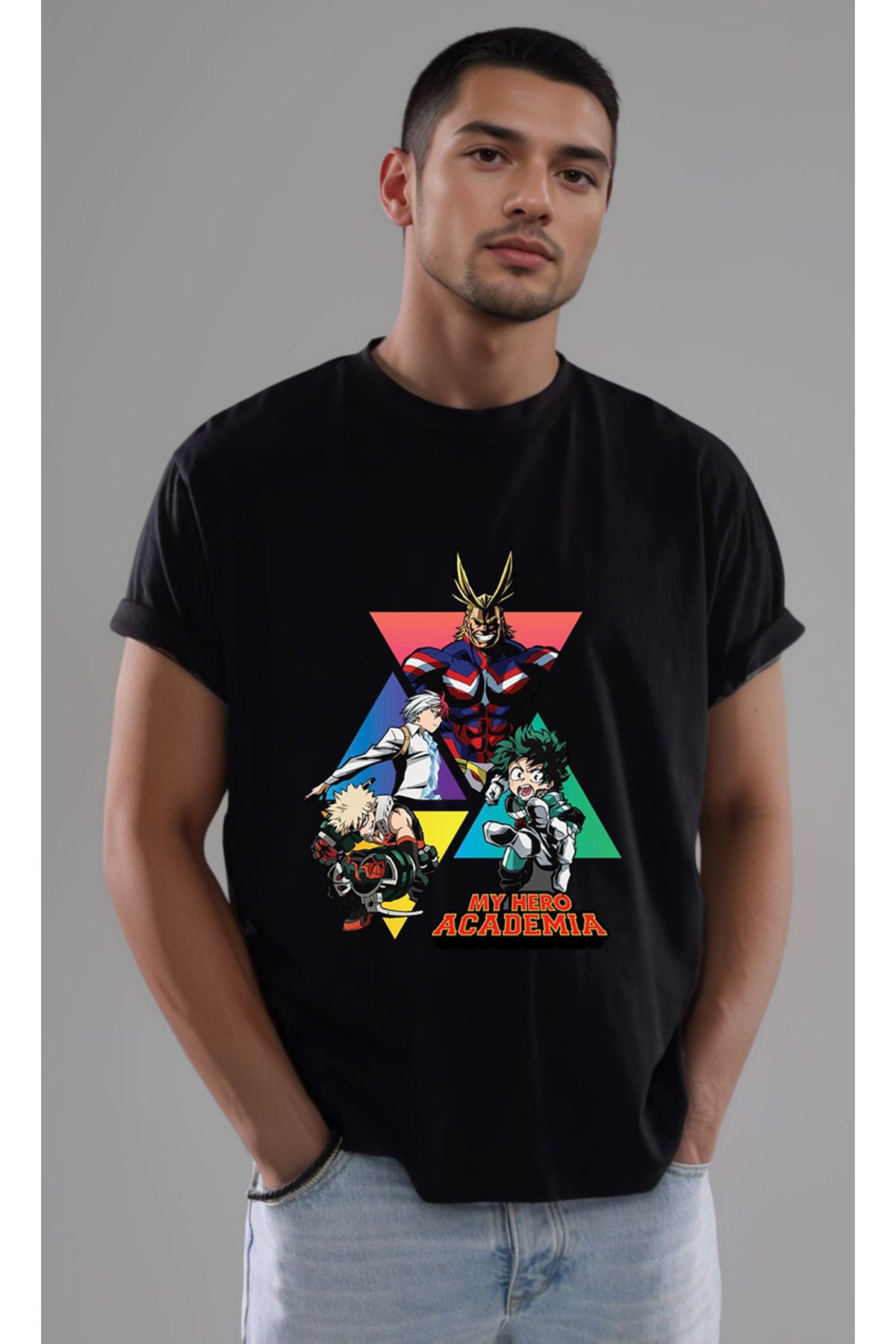 petite pati My Hero Academia Baskılı Unisex Tshirt