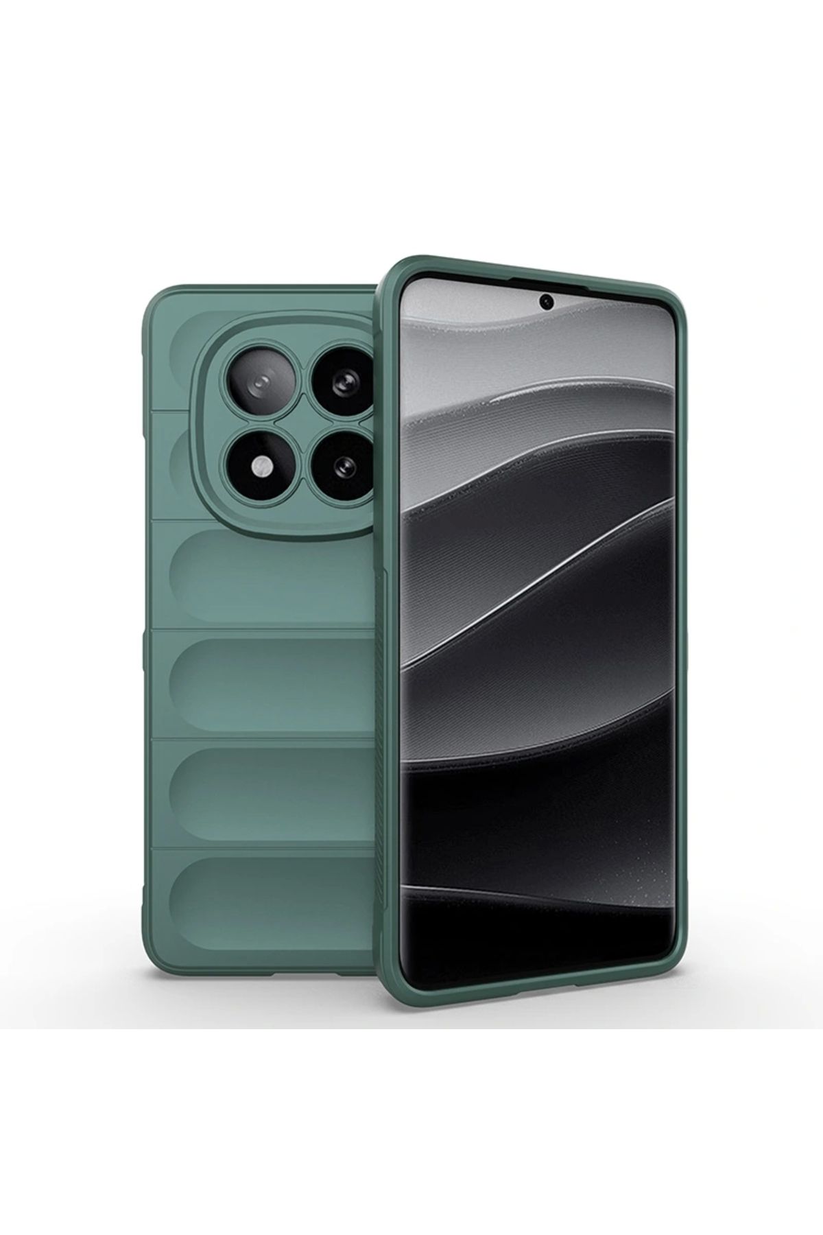 Redclick Xiaomi Redmi Note 14 Pro Plus Kılıf Esnek TPU Oyuklu Arka Yüzey Tasarımlı Redclick Etnik Silikon Kap